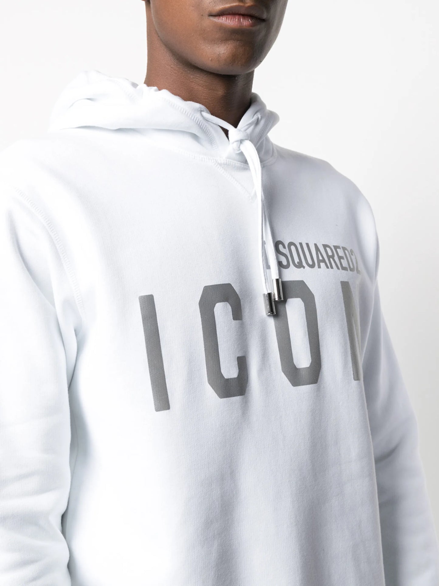 Icon print hoodie