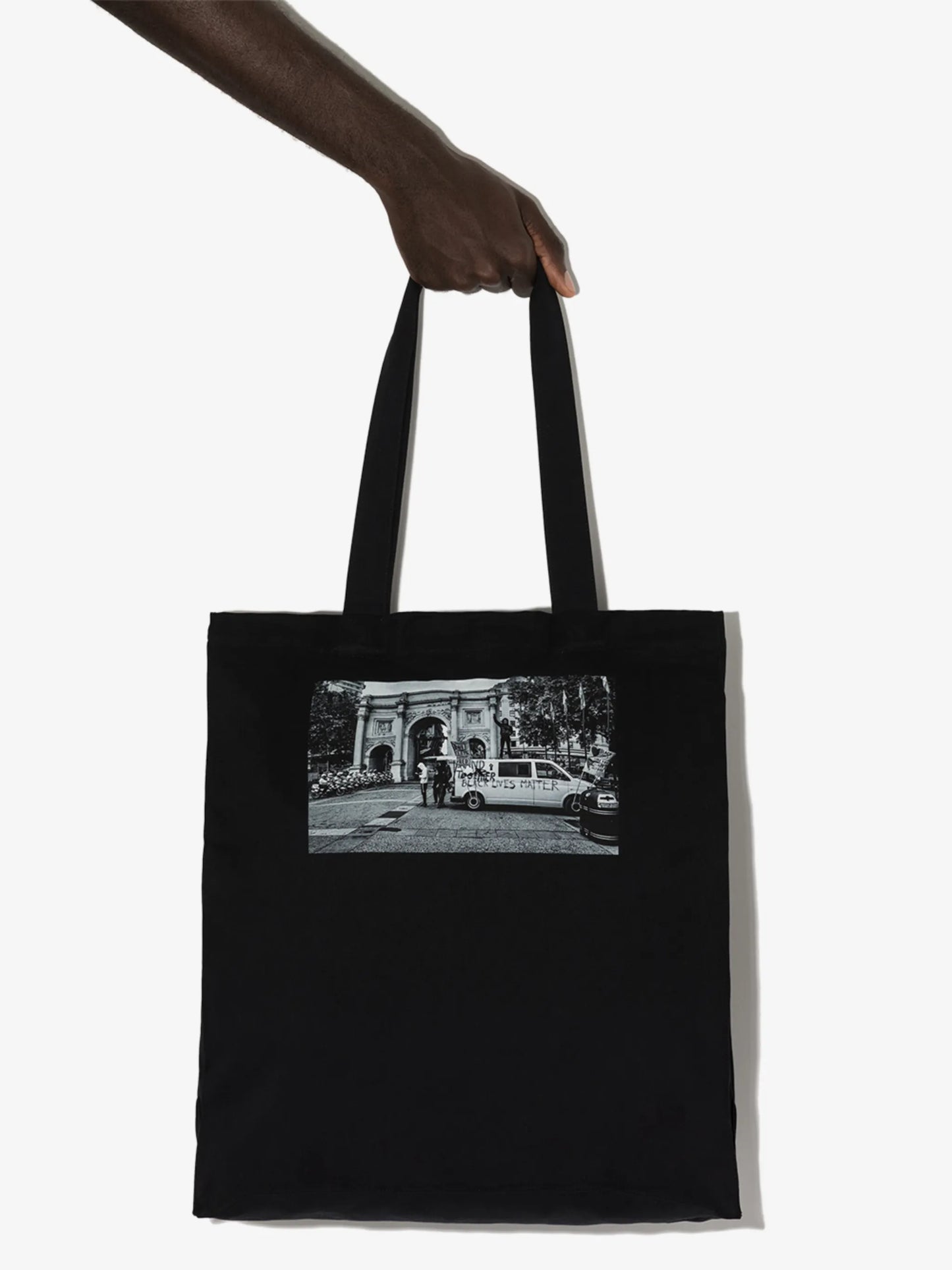 photograph print tote
