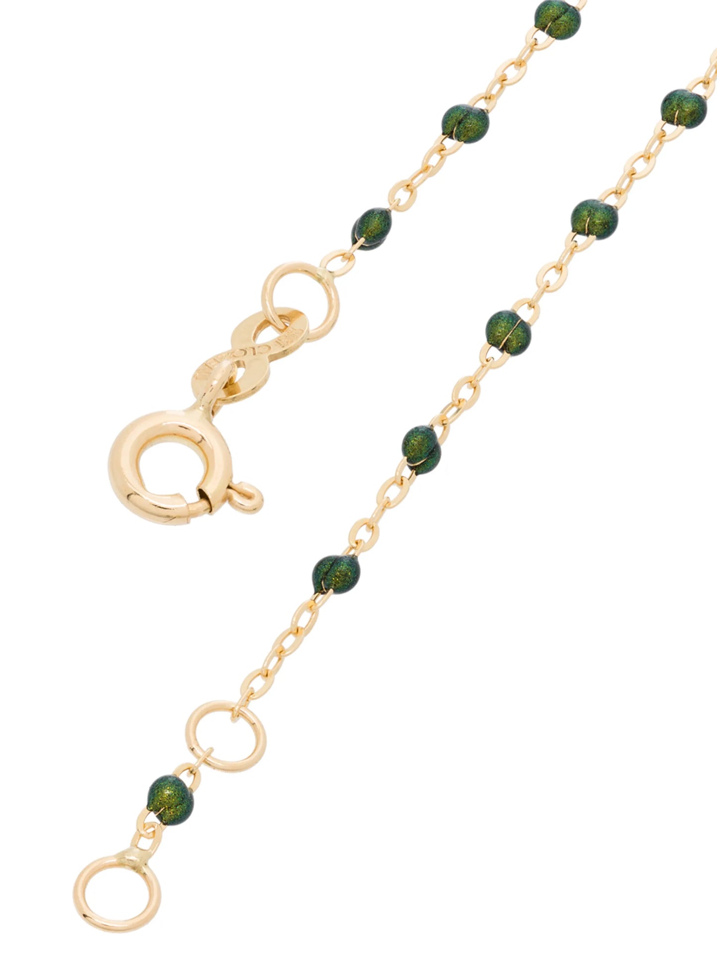 18kt yellow gold Classic Gigi beaded bracelet