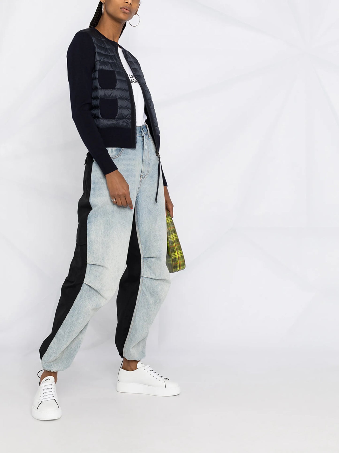 tonal padded jumper