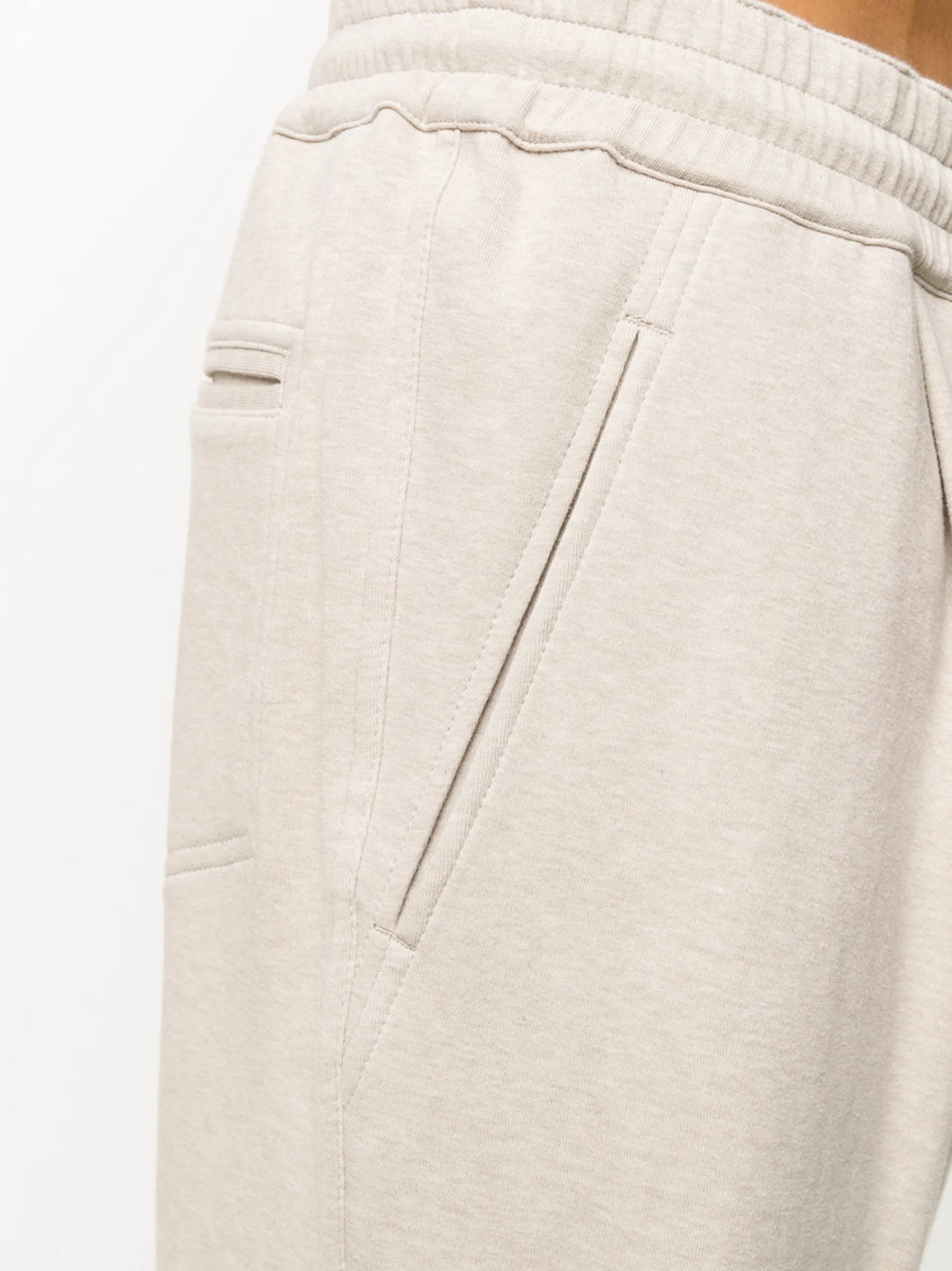 drawstring track shorts