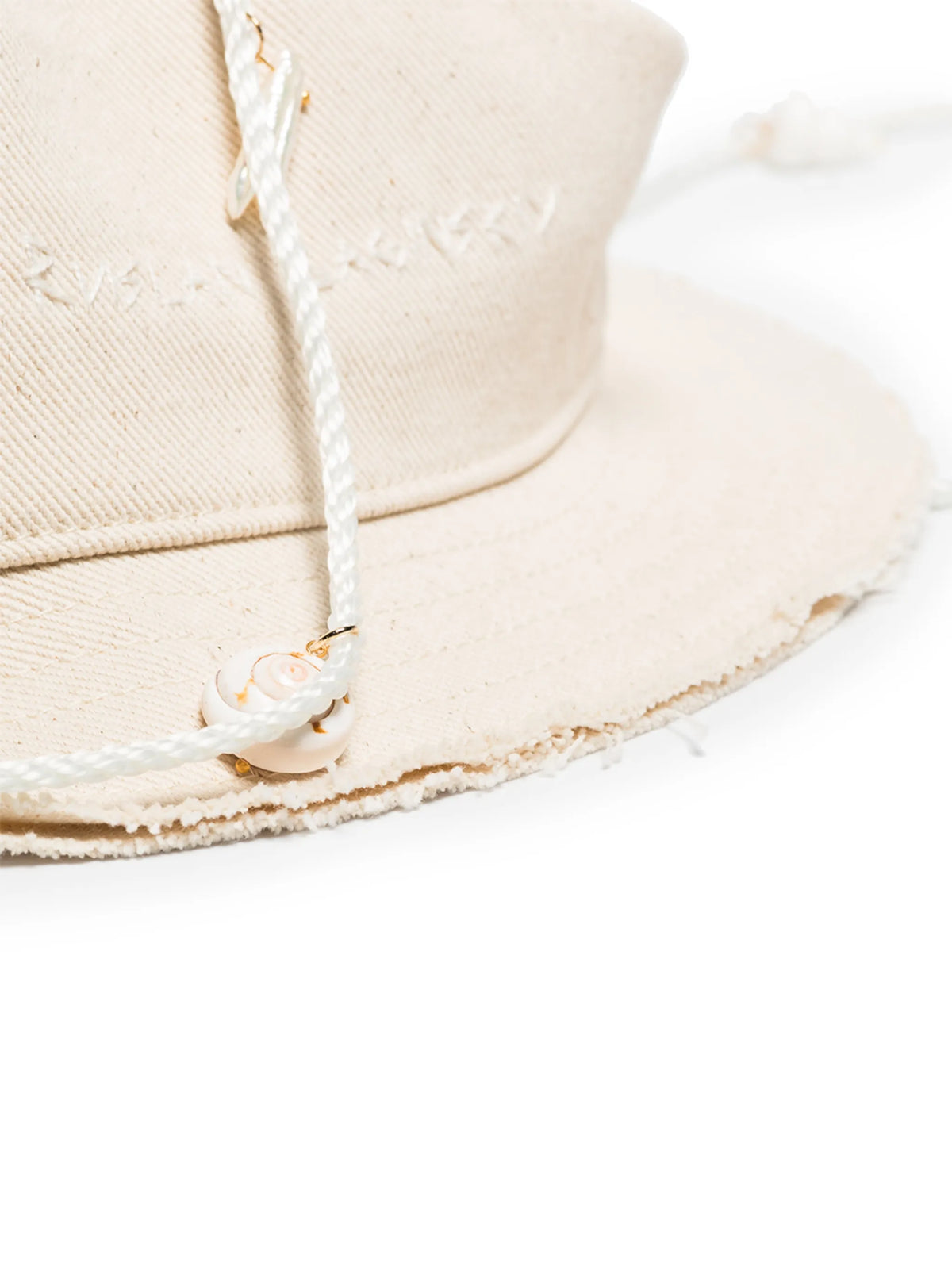 wide-brim bucket hat