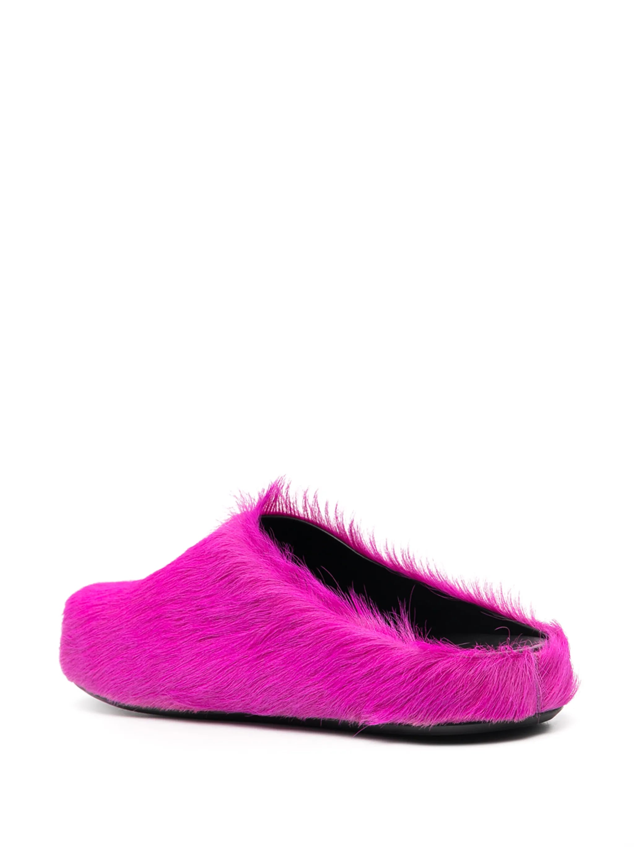 Fussbet Sabot calf-hair slippers
