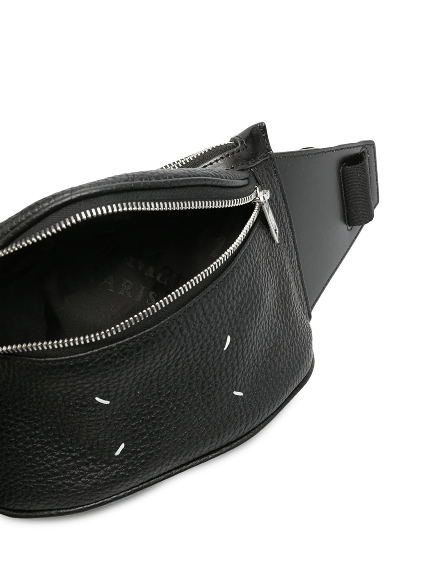 number-print four-stitch belt bag