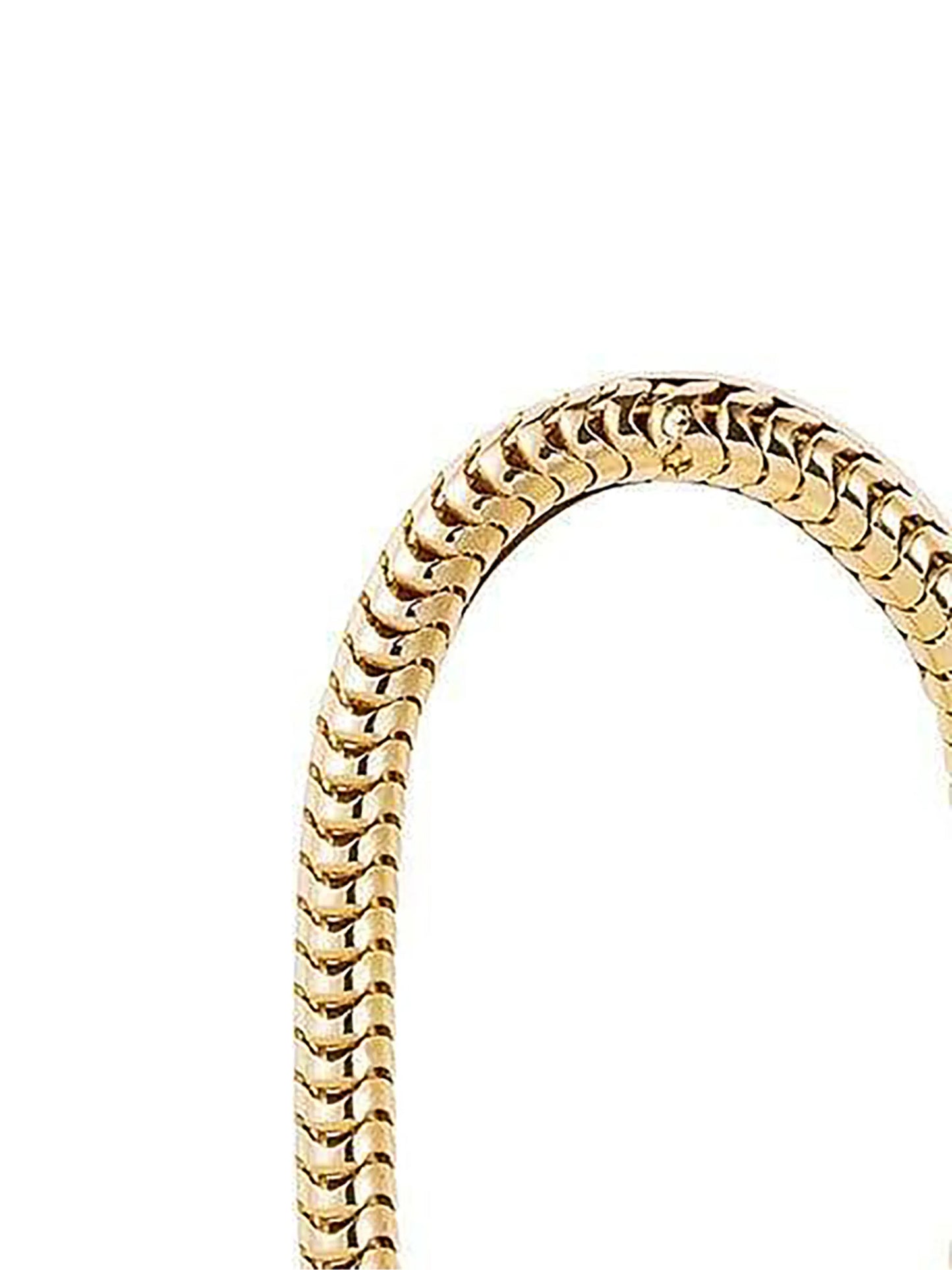 18kt yellow gold chain short earrings