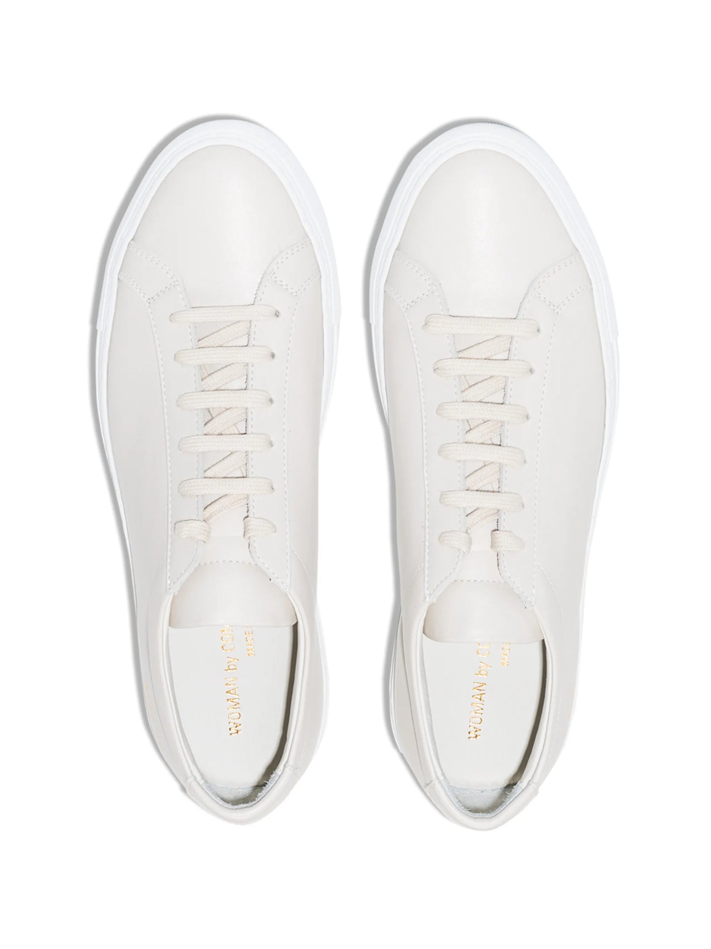 low-top leather sneakers