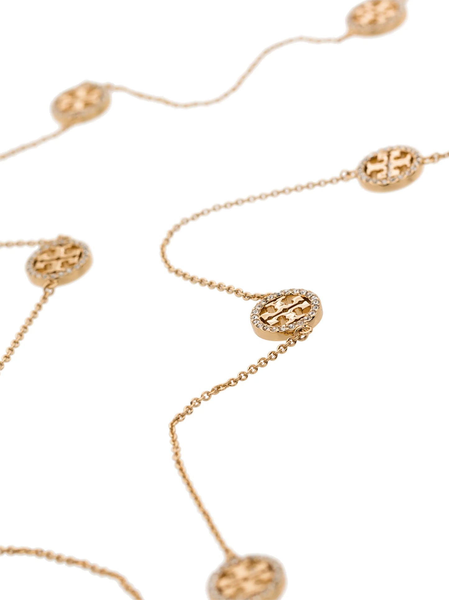Miller crystal-embellished charm necklace