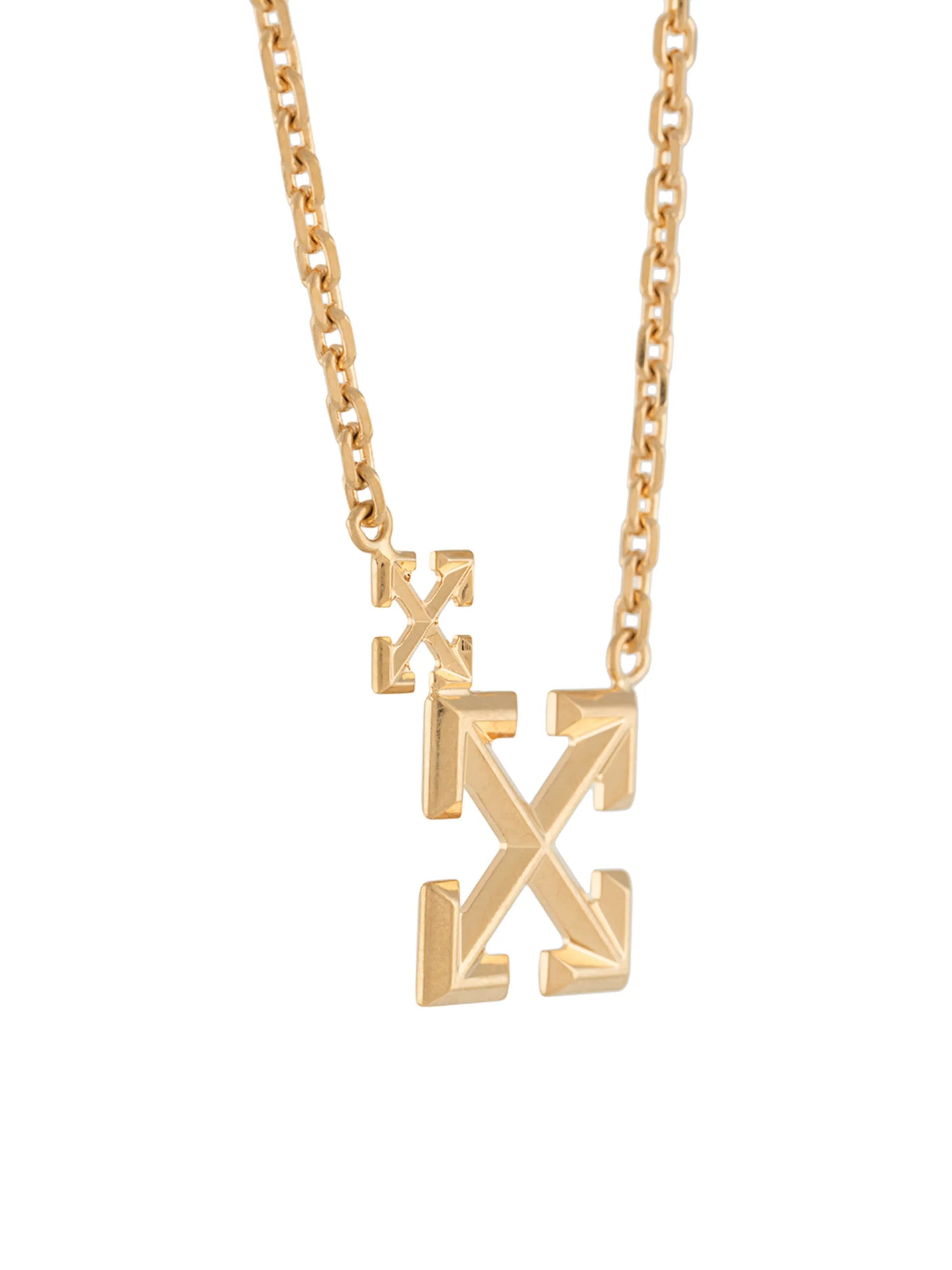 Double Arrows logo necklace