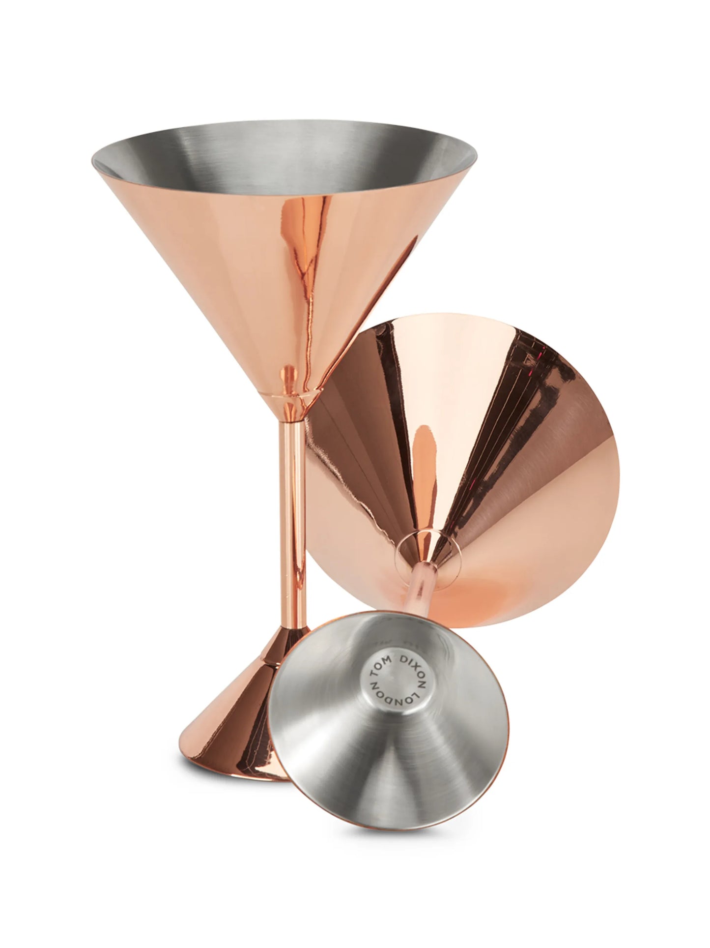 Plum martini glasses (set of 2)