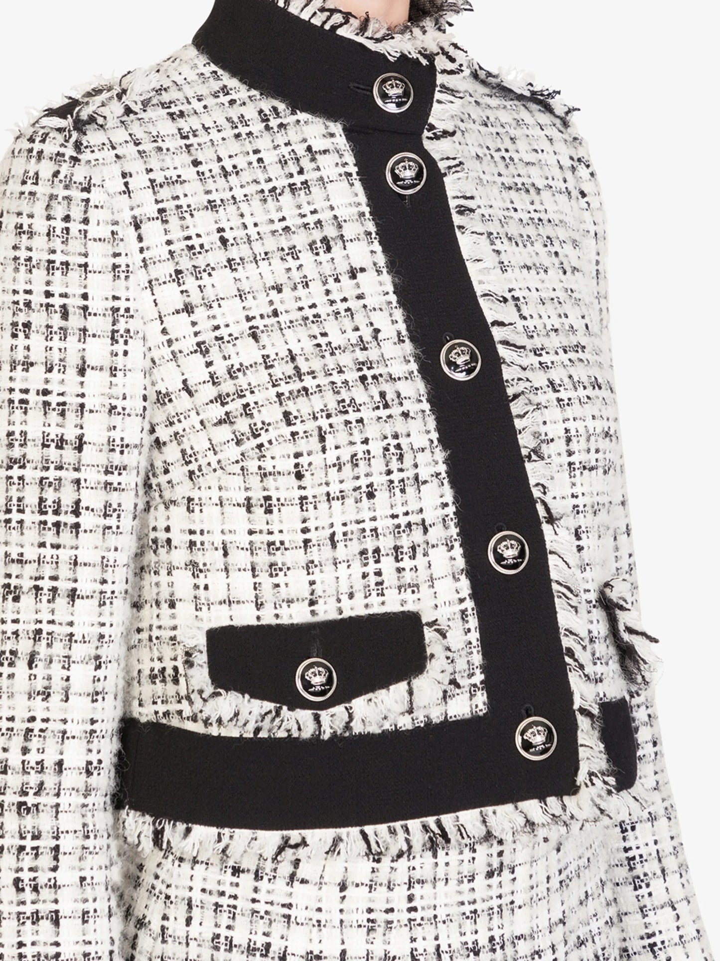 cropped tweed jacket