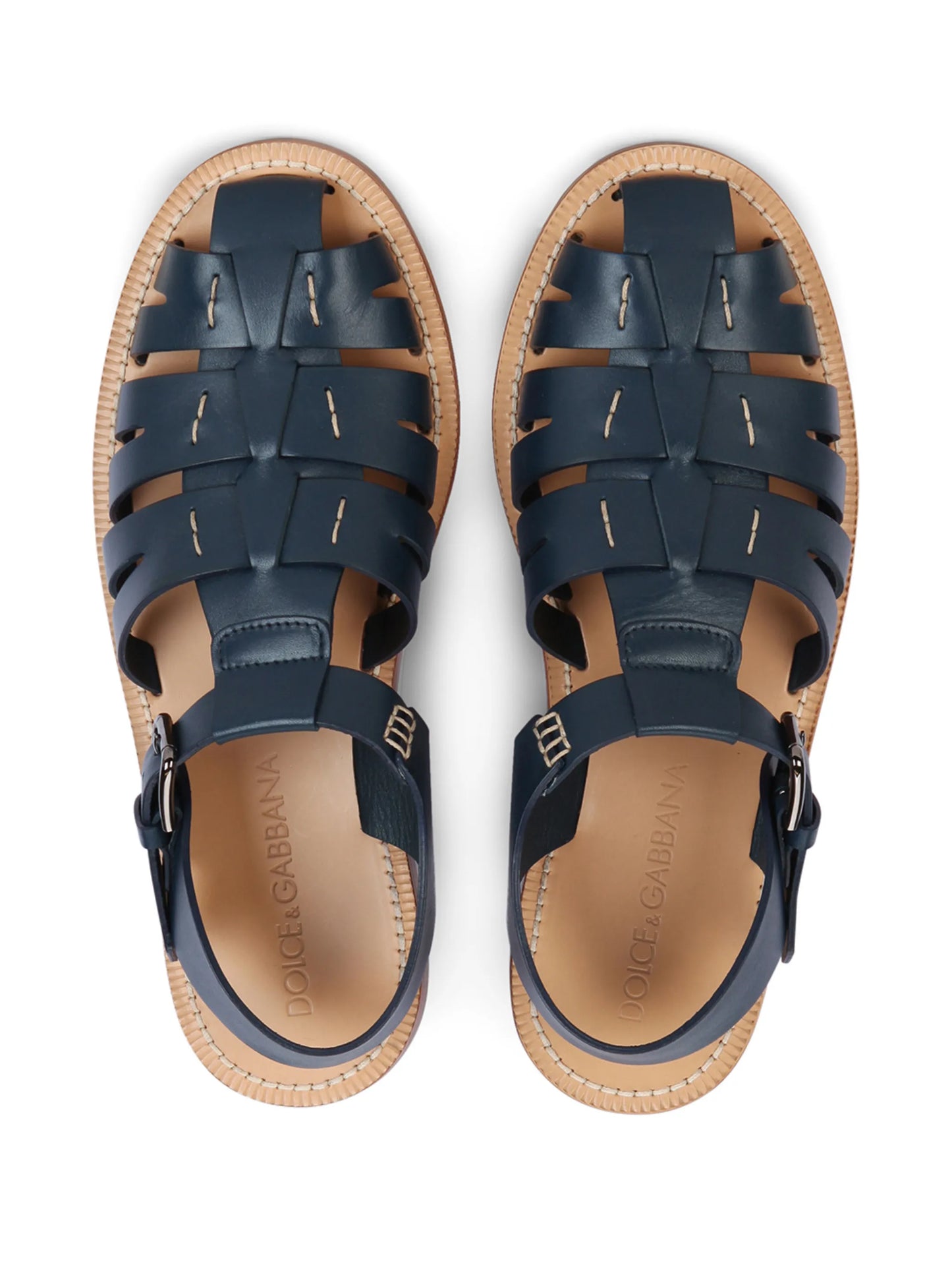 Pantheon leather gladiator sandals