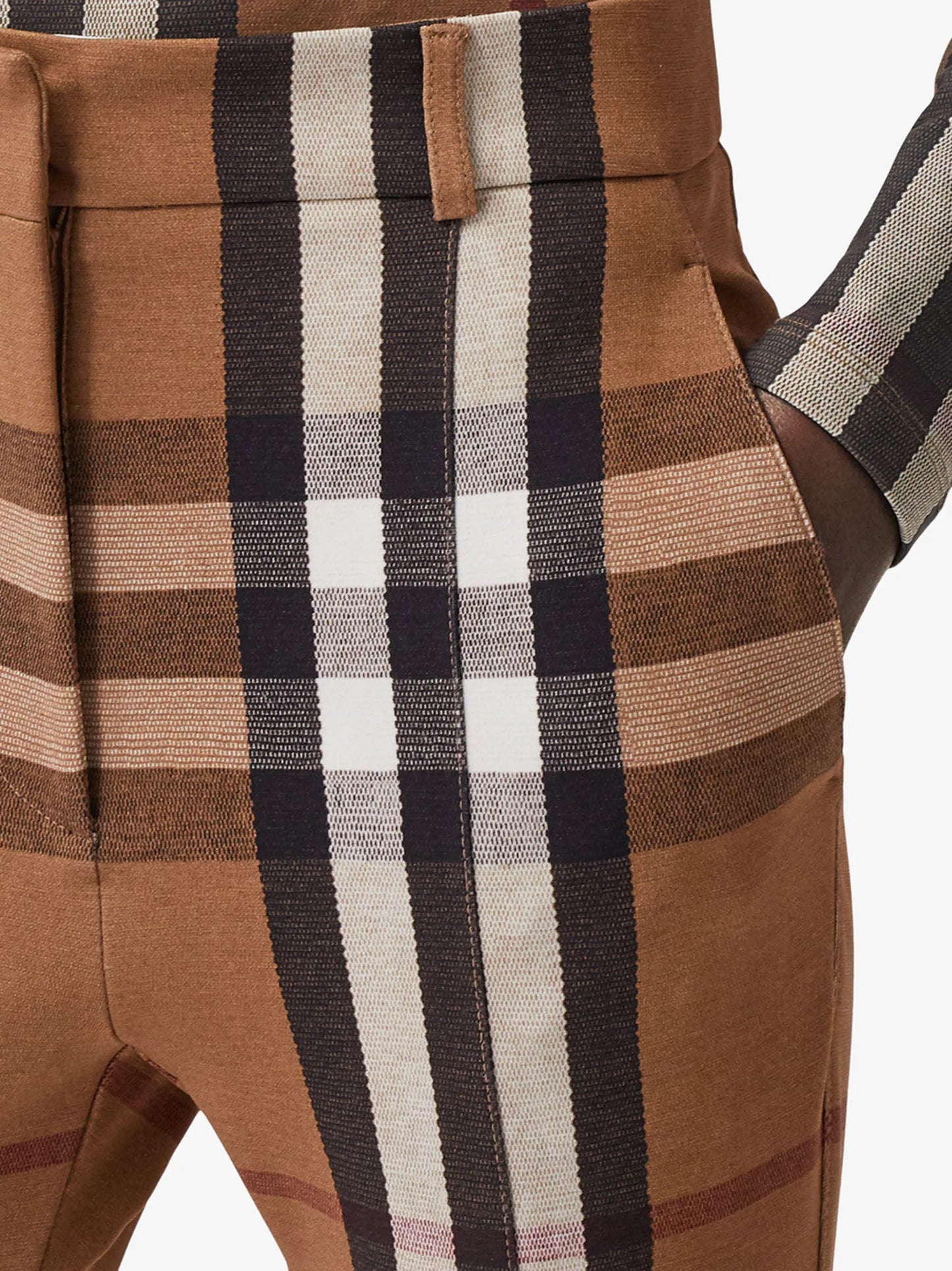 Vintage Check Jodhpur trousers