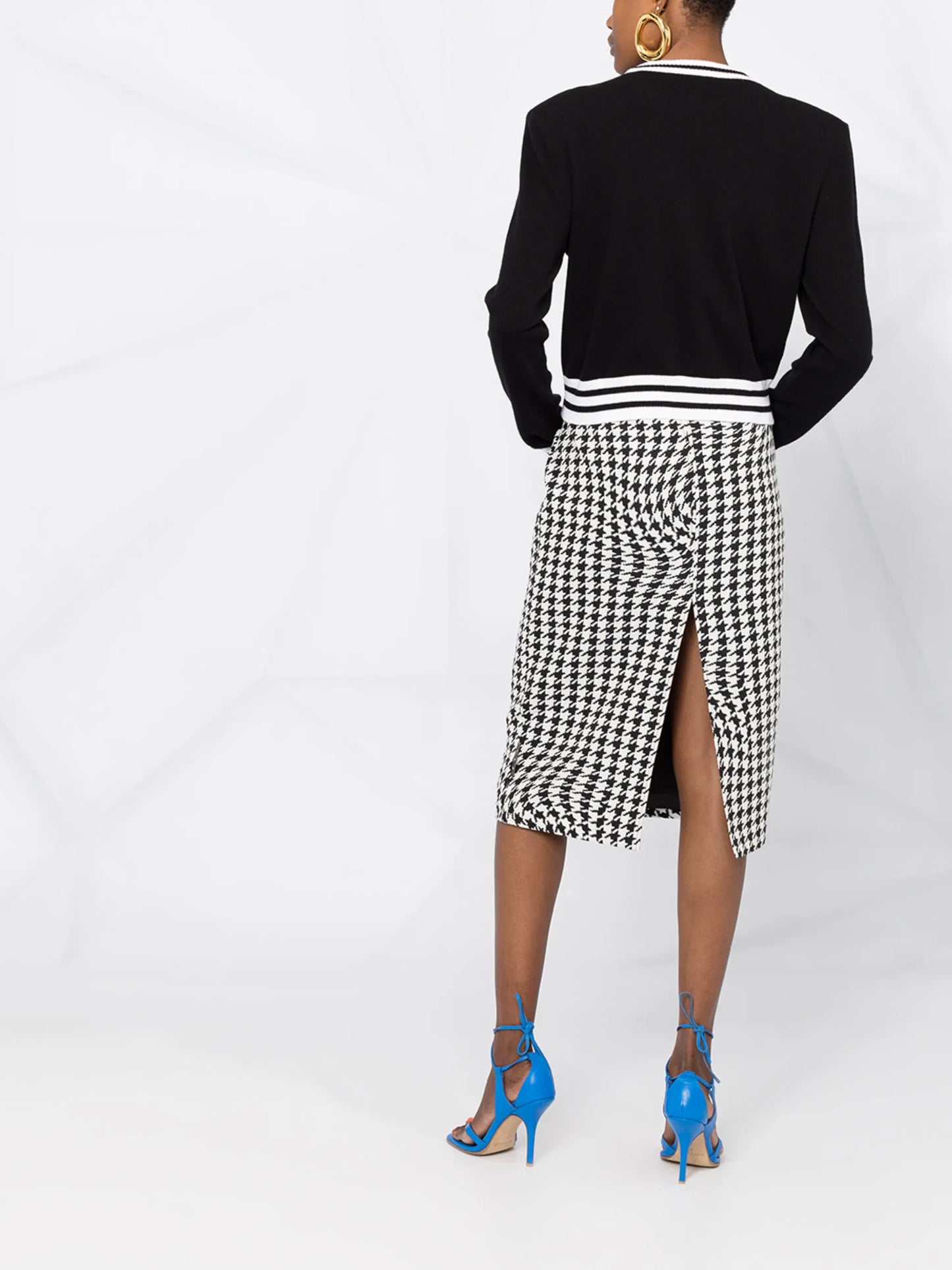intarsia-knit logo jumper