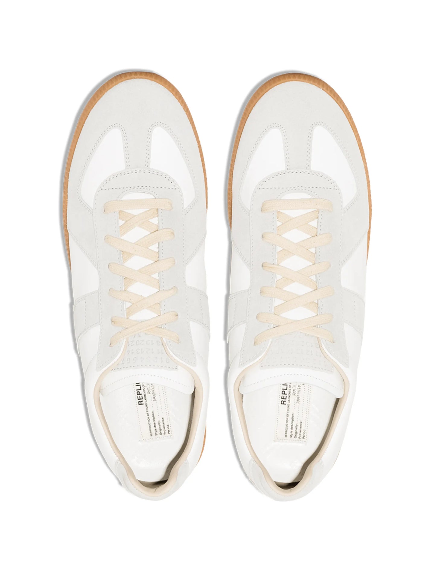 Replica lace-up sneakers
