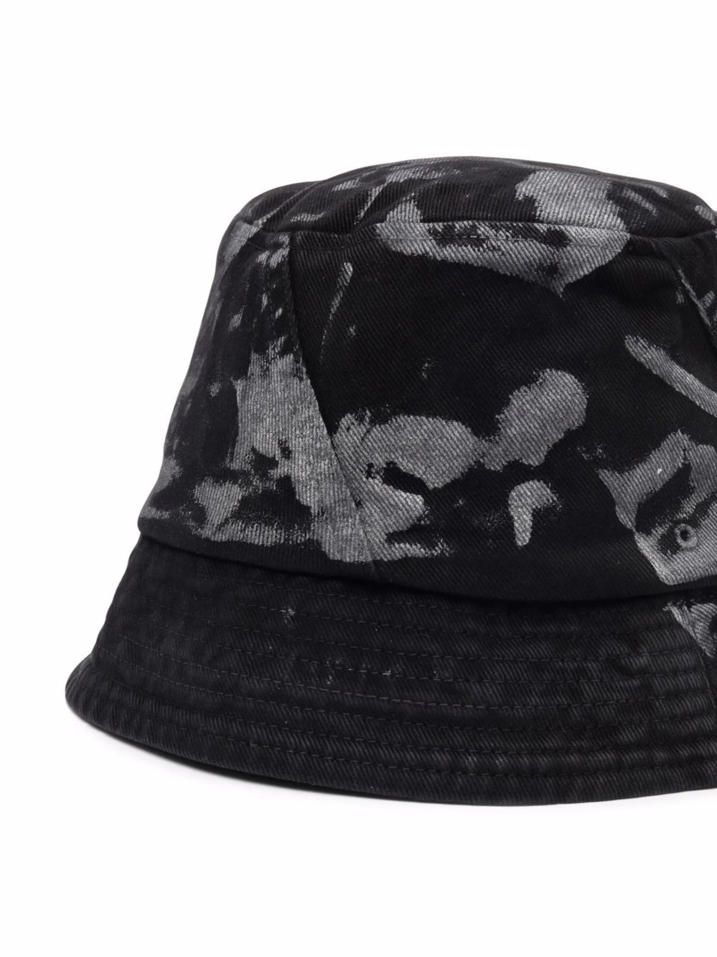 Diamond abstract-print bucket hat
