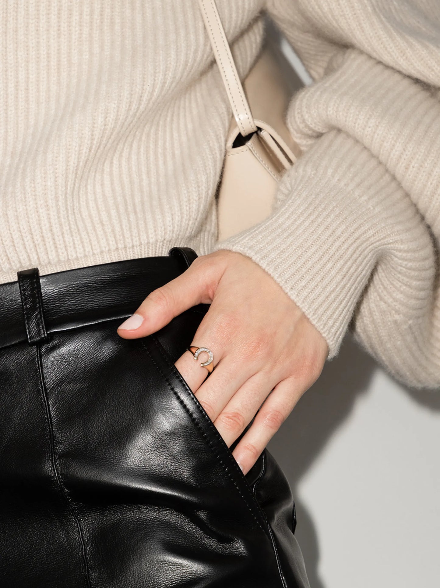 14kt yellow gold diamond stackable ring