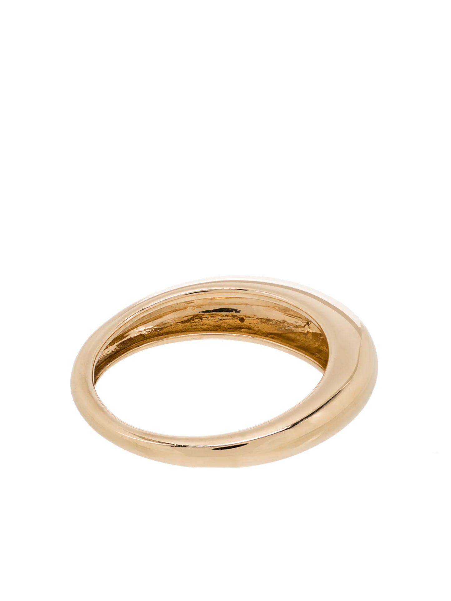 14kt yellow gold polished stackable ring
