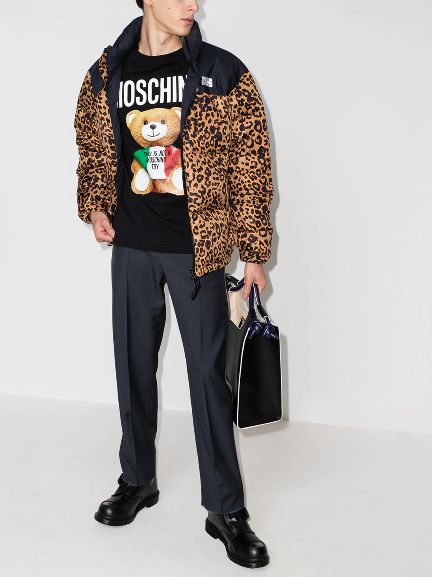 Italian Teddy Bear crew-neck T-shirt