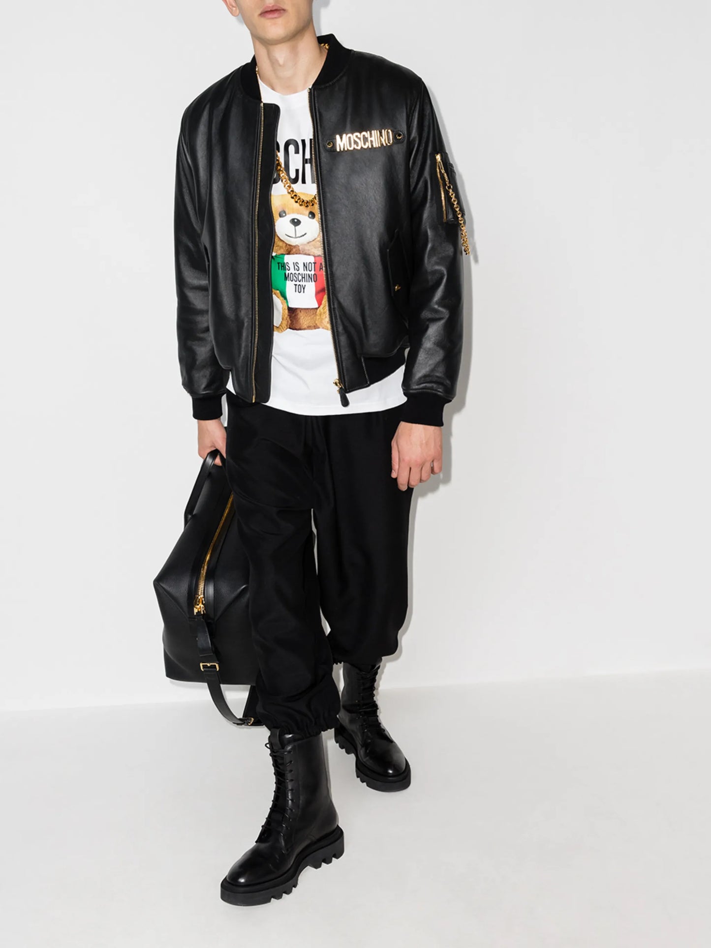 Italian Teddy Bear crew-neck T-shirt