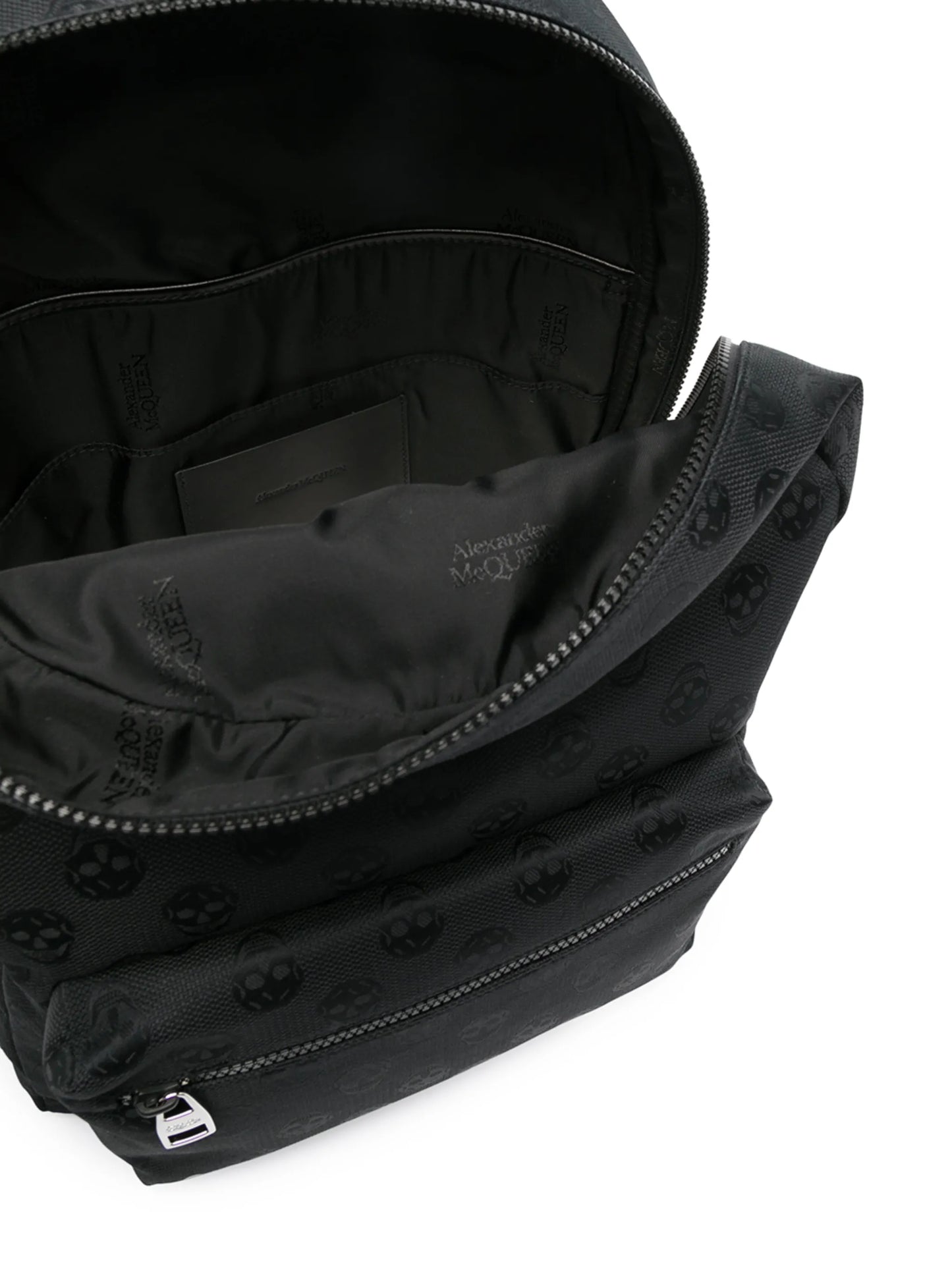zip-around skull backpack