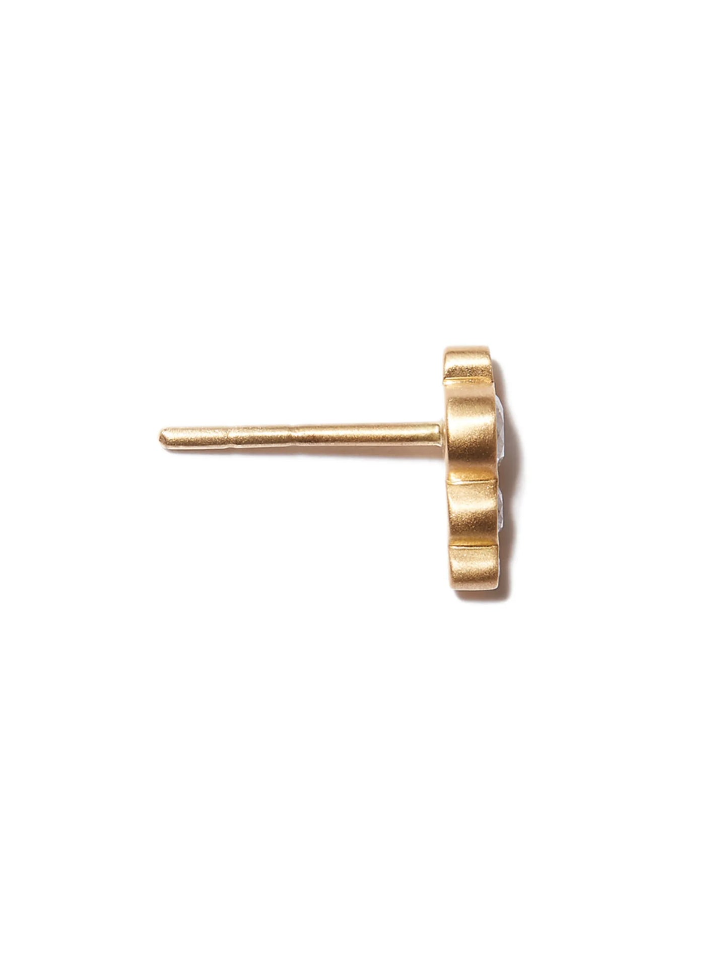 18kt yellow gold Flacon diamond single earring
