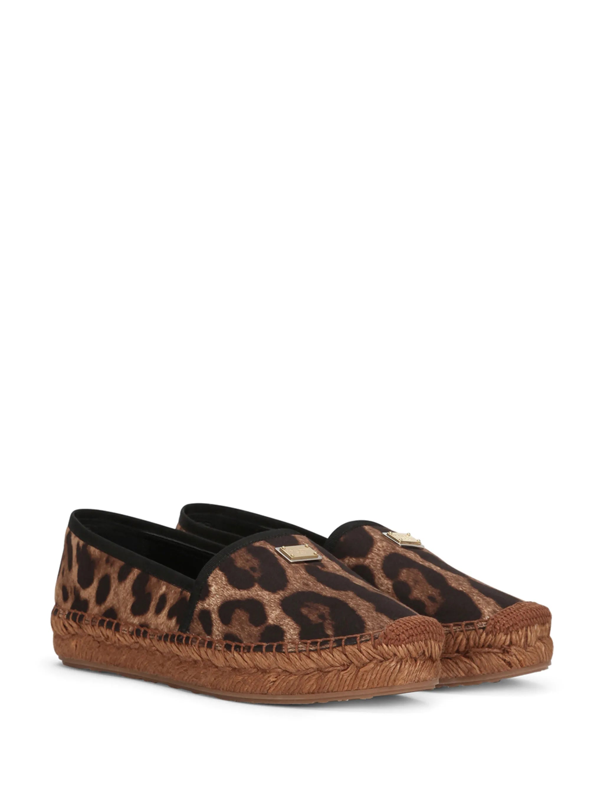 leopard-print espadrilles