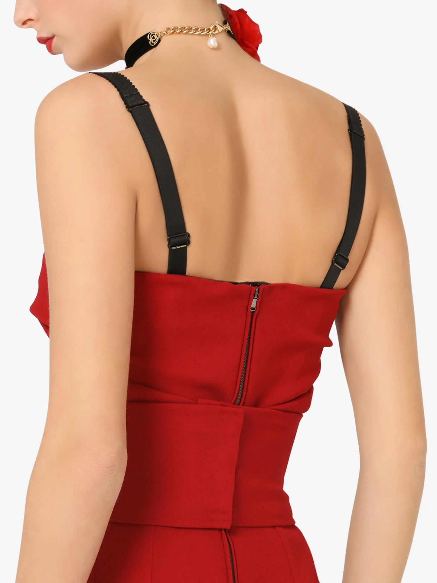 Cady slit midi dress