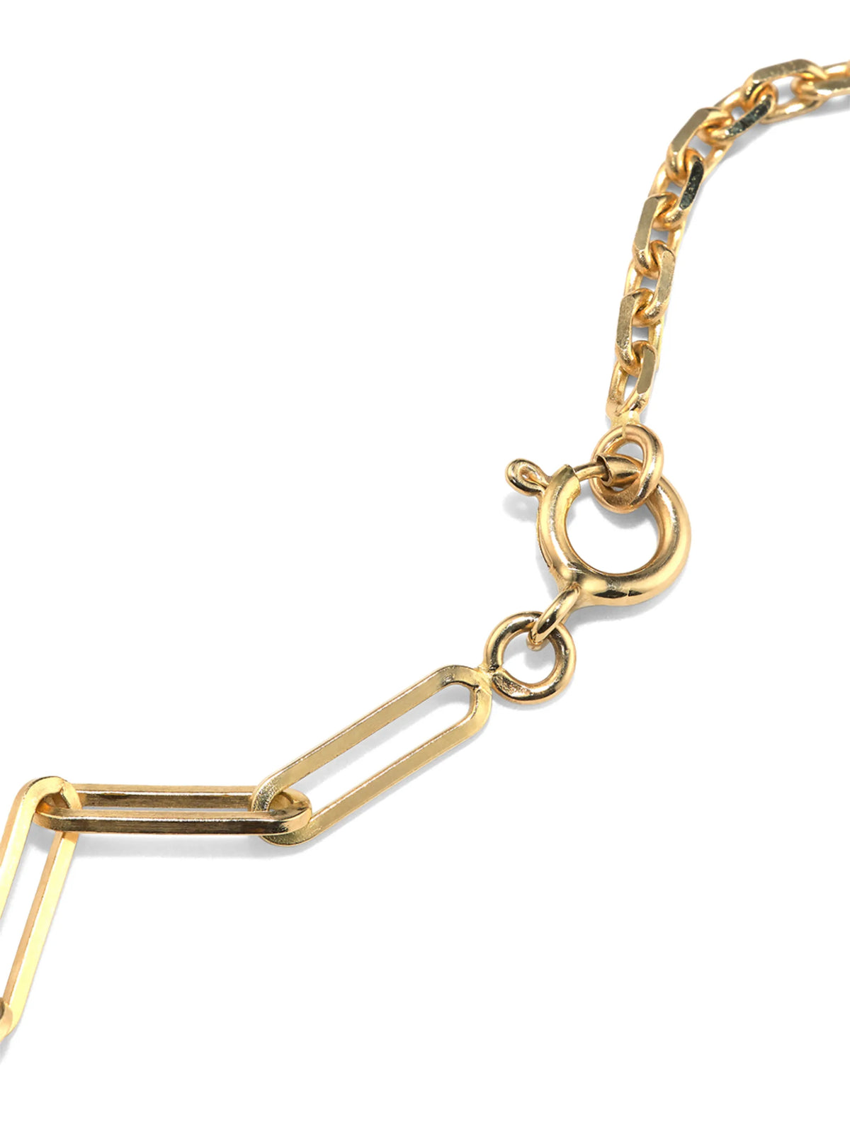Emerald solitaire necklace in yellow gold