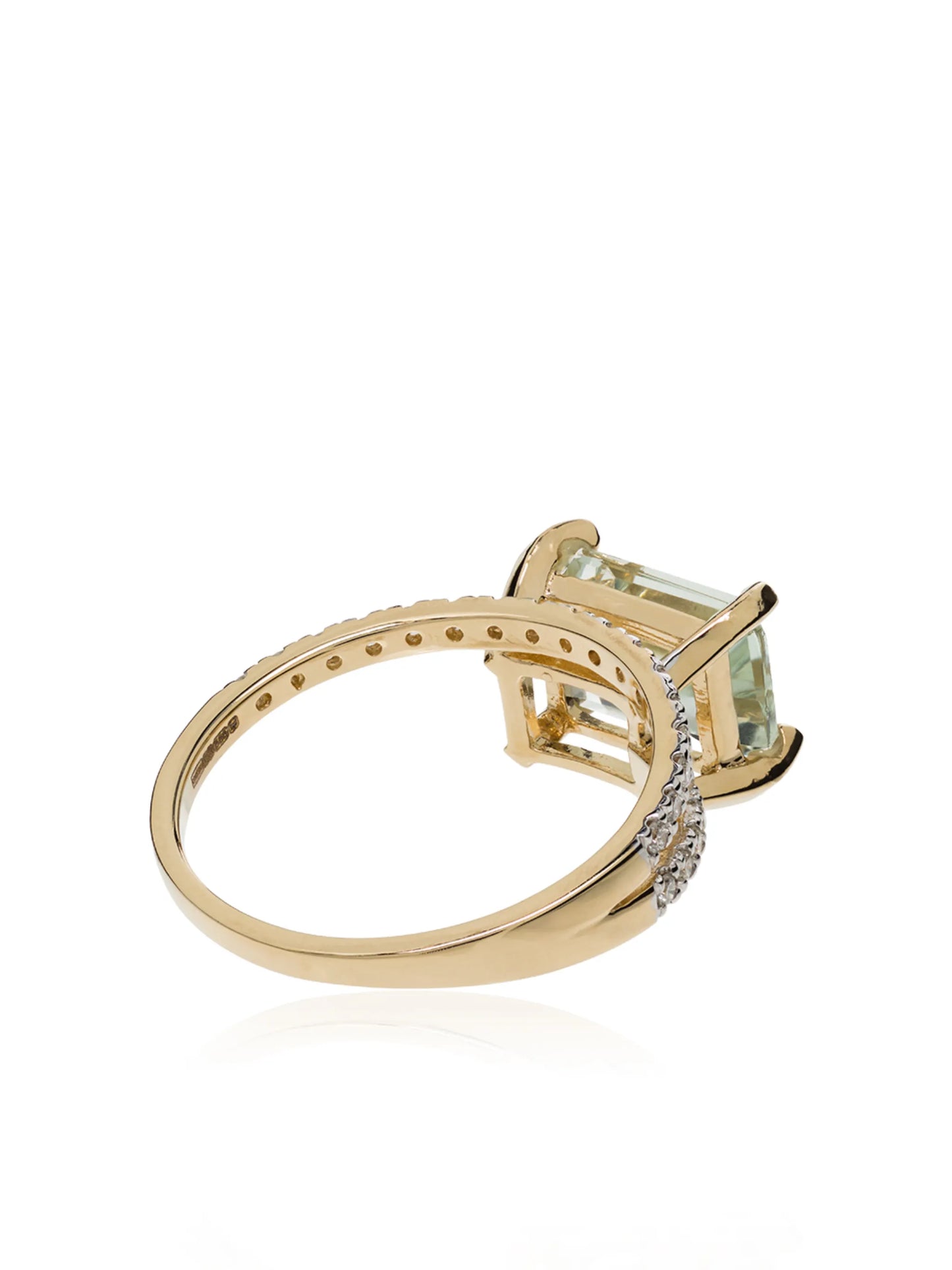14kt yellow gold diamond ring