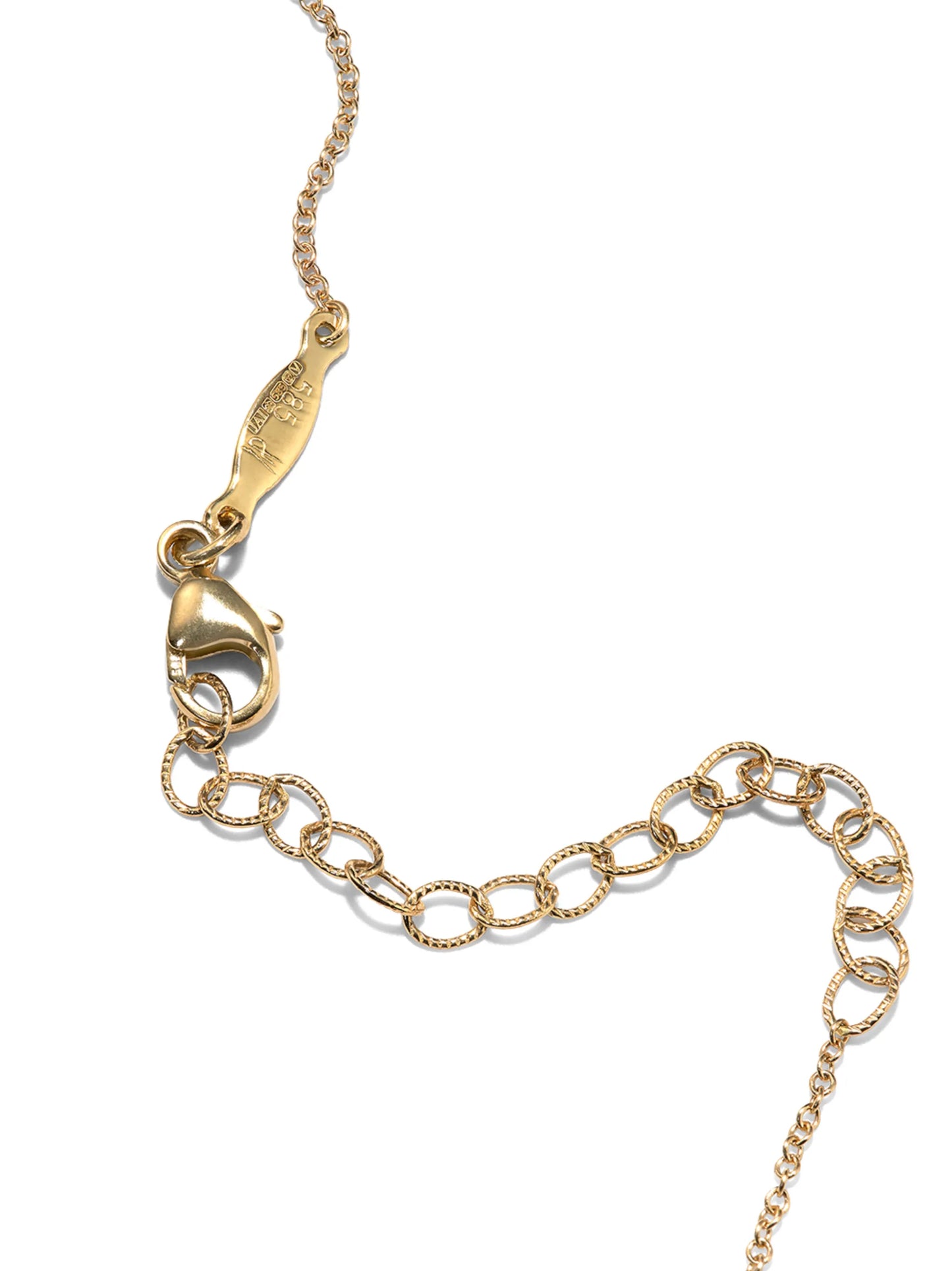 14kt yellow gold Sophia diamond necklace