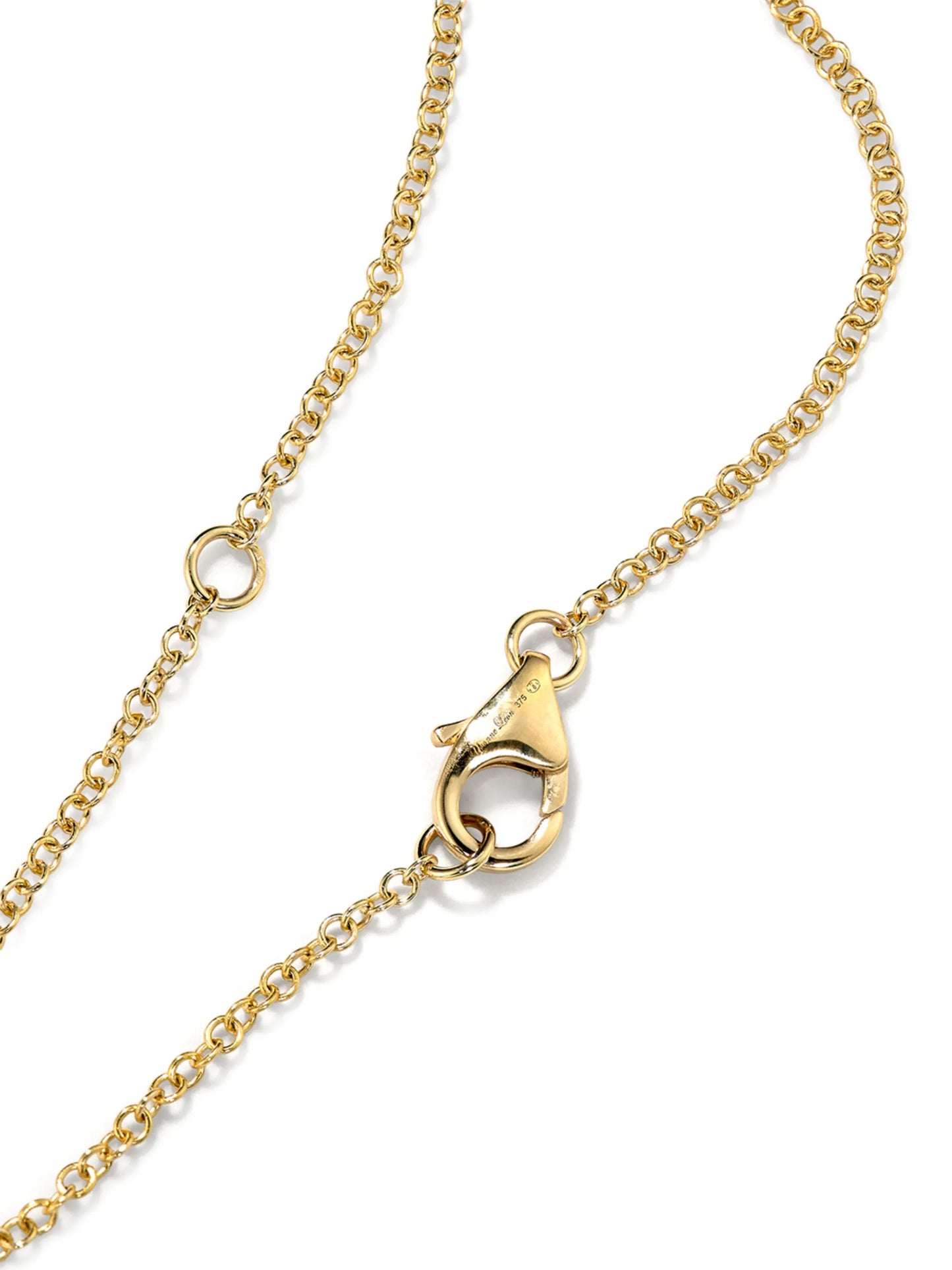 9K yellow gold Coeur Coquillage necklace