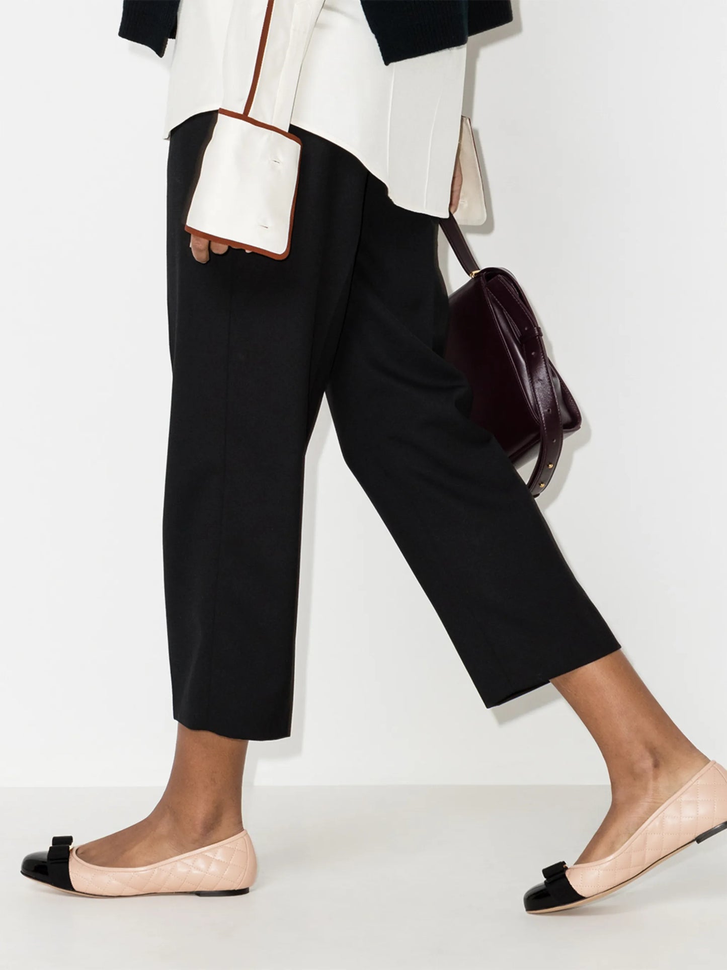 quilted Varina ballet flat shoes