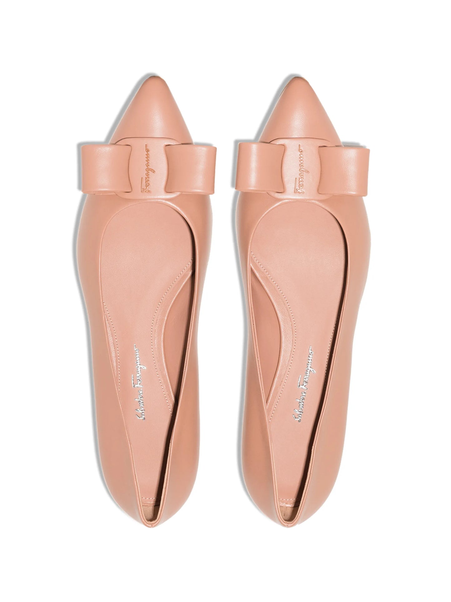 Viva 20mm bow-detail leather pumps