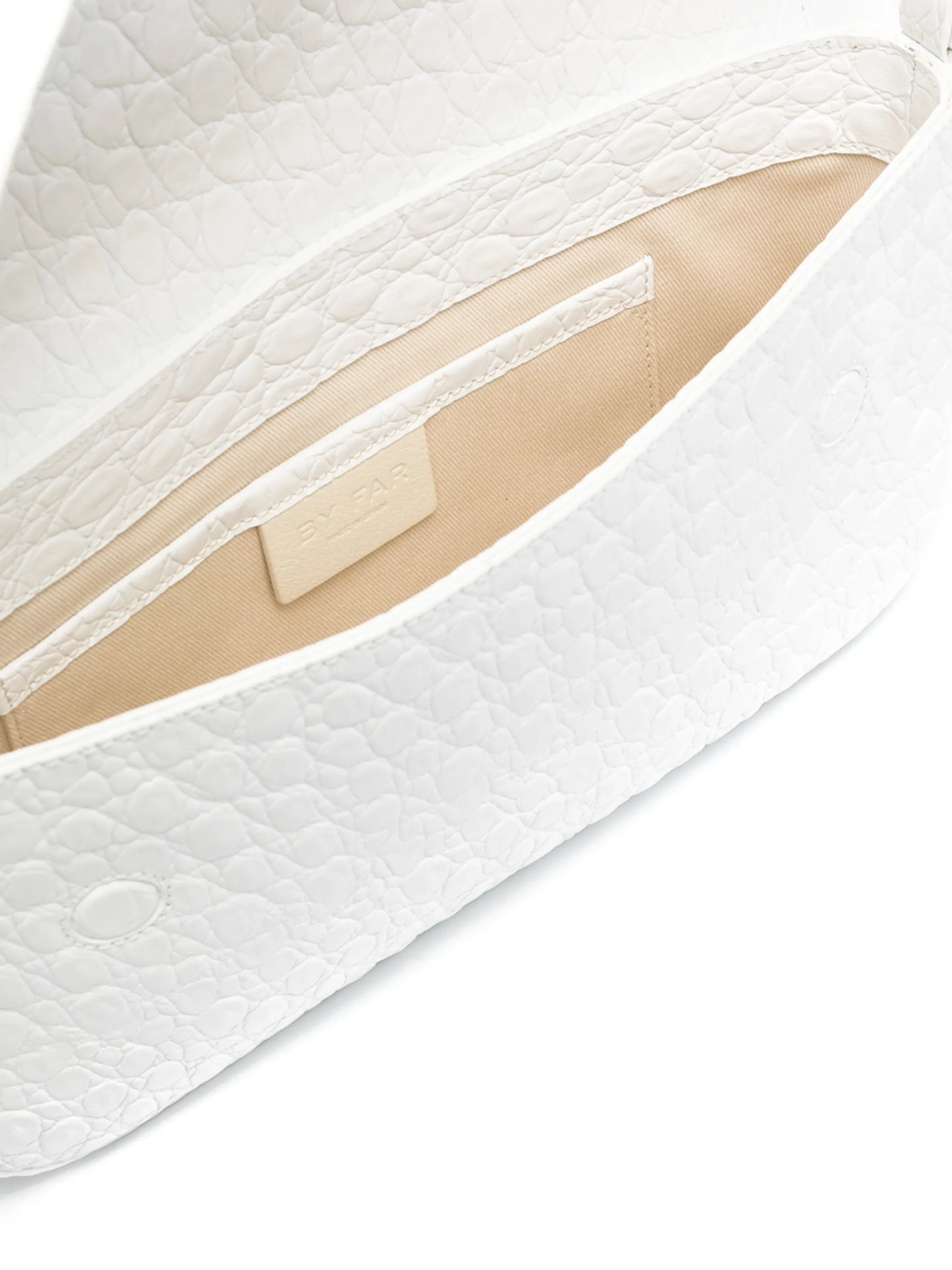 Manu embossed-leather shoulder bag