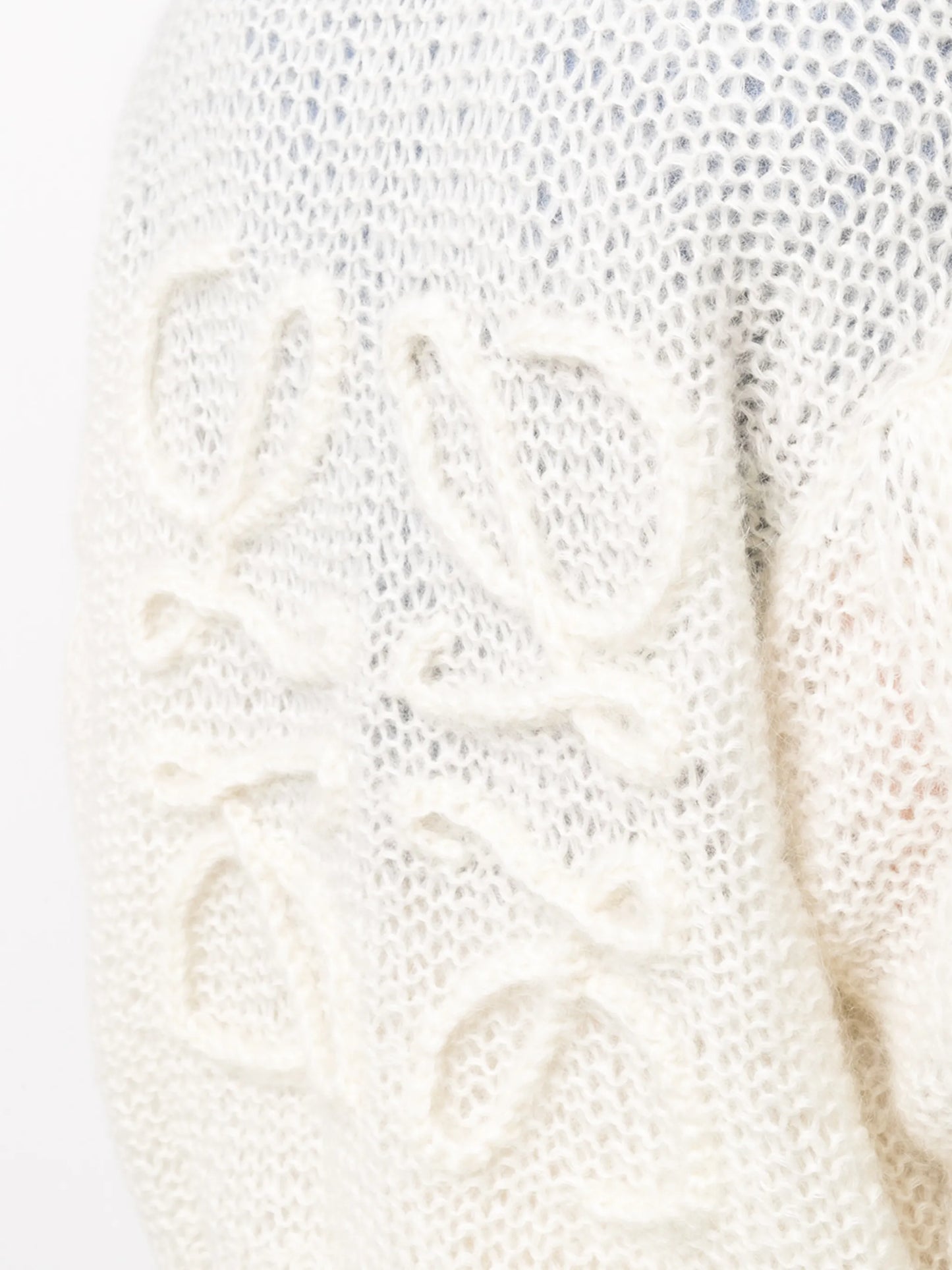 embroidered logo cardigan