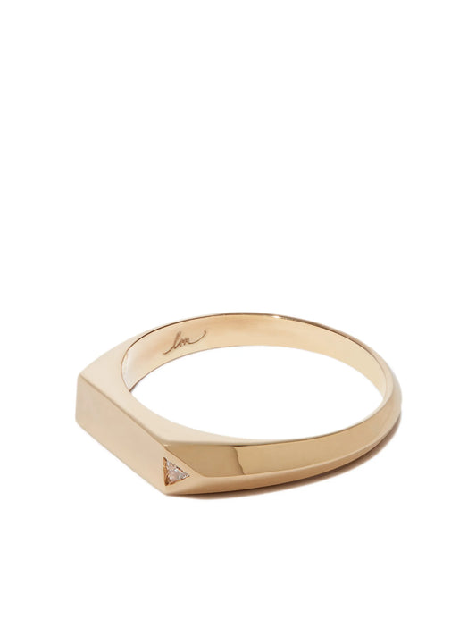 18kt yellow gold diamond ring