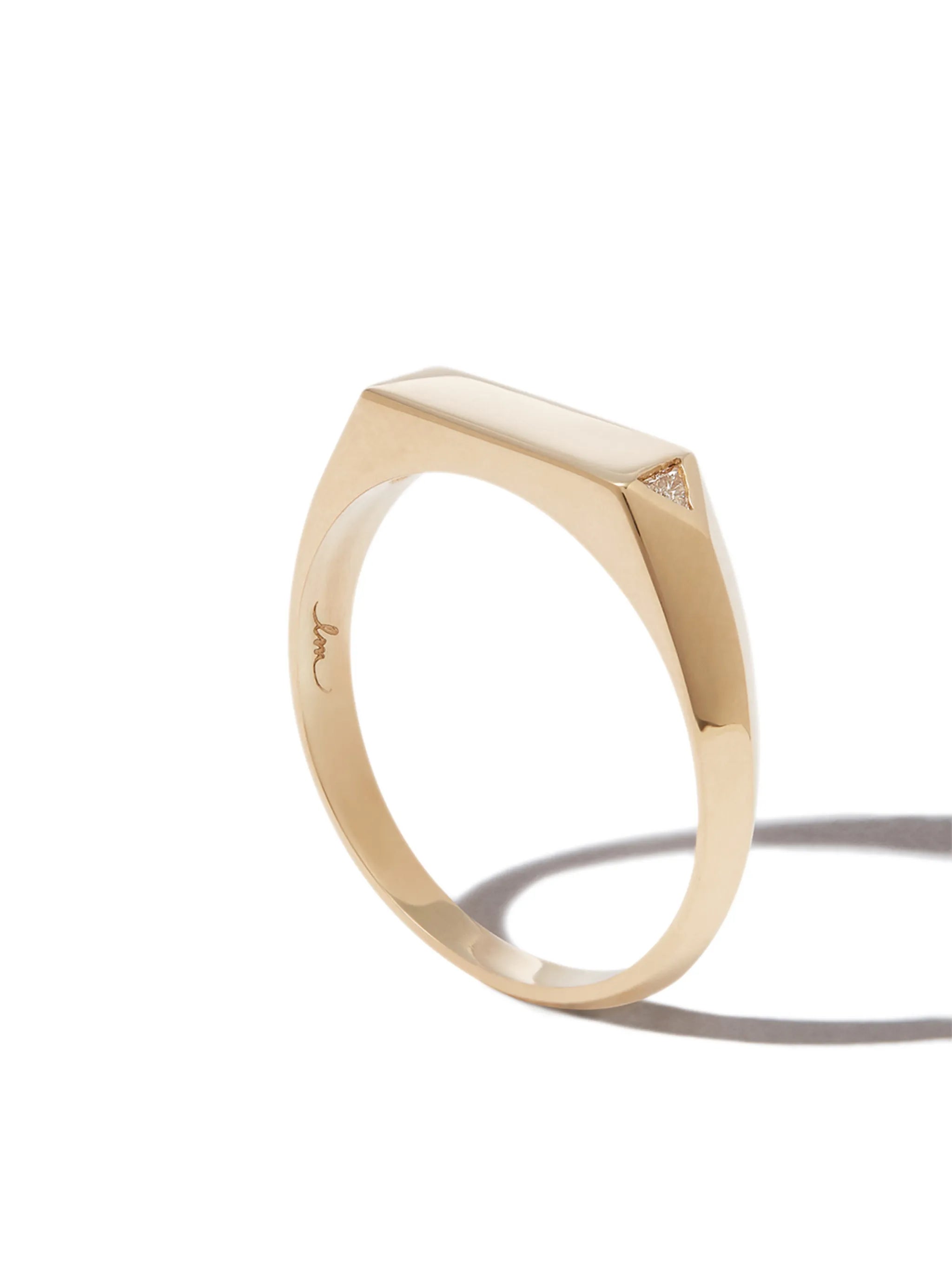 18kt yellow gold diamond ring