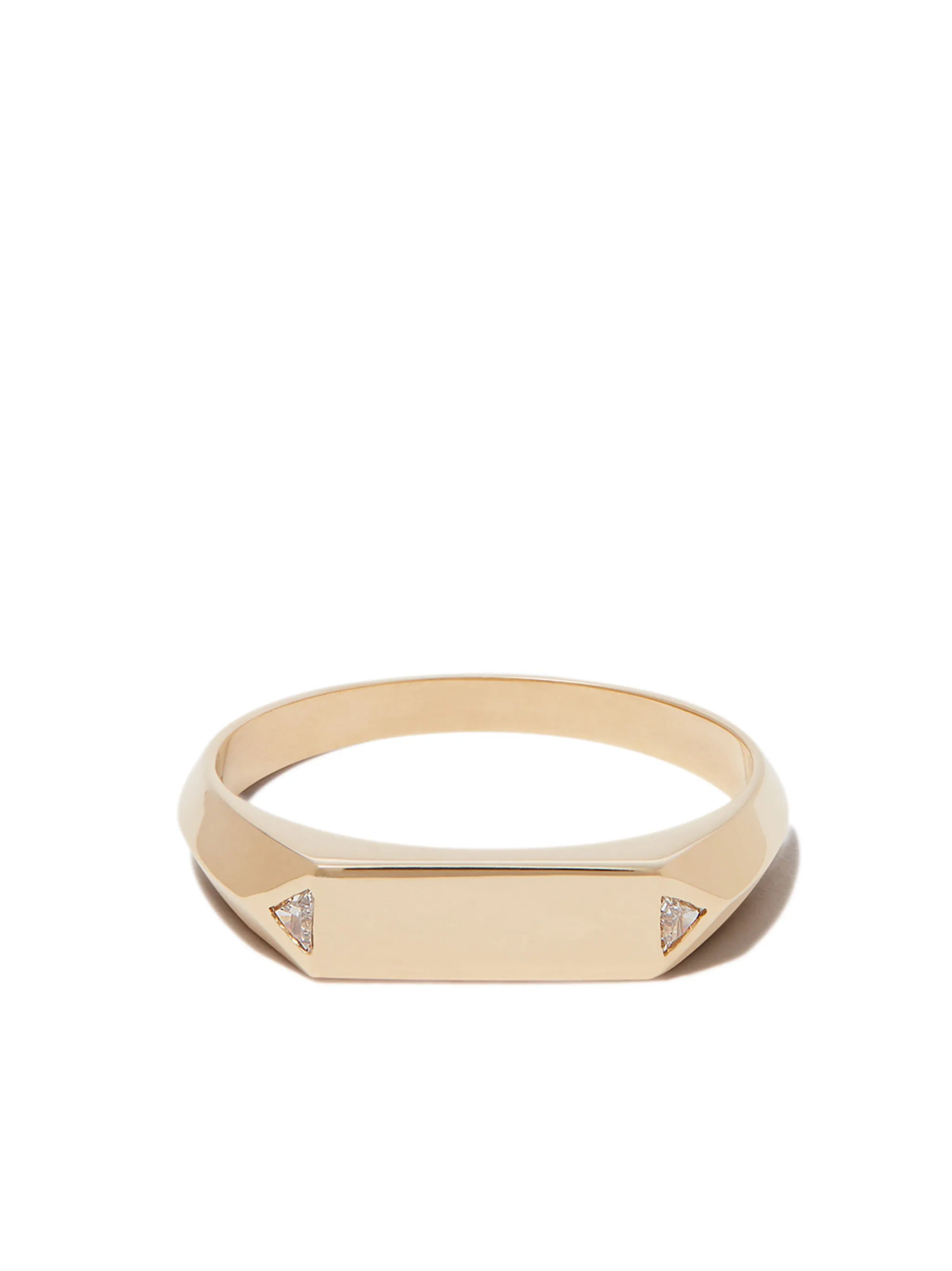 18kt yellow gold diamond ring