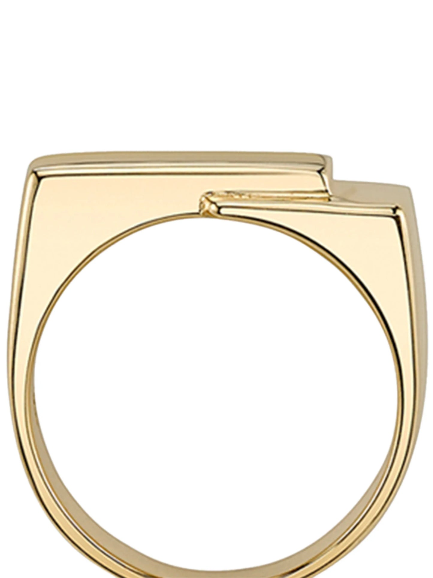 Overlap pinky ring