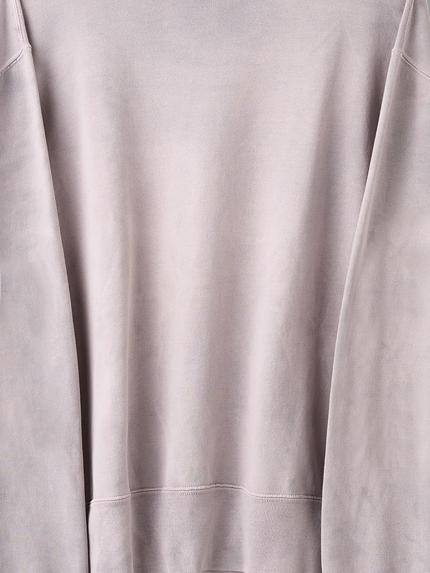 crew-neck long-sleeve sweatshirt