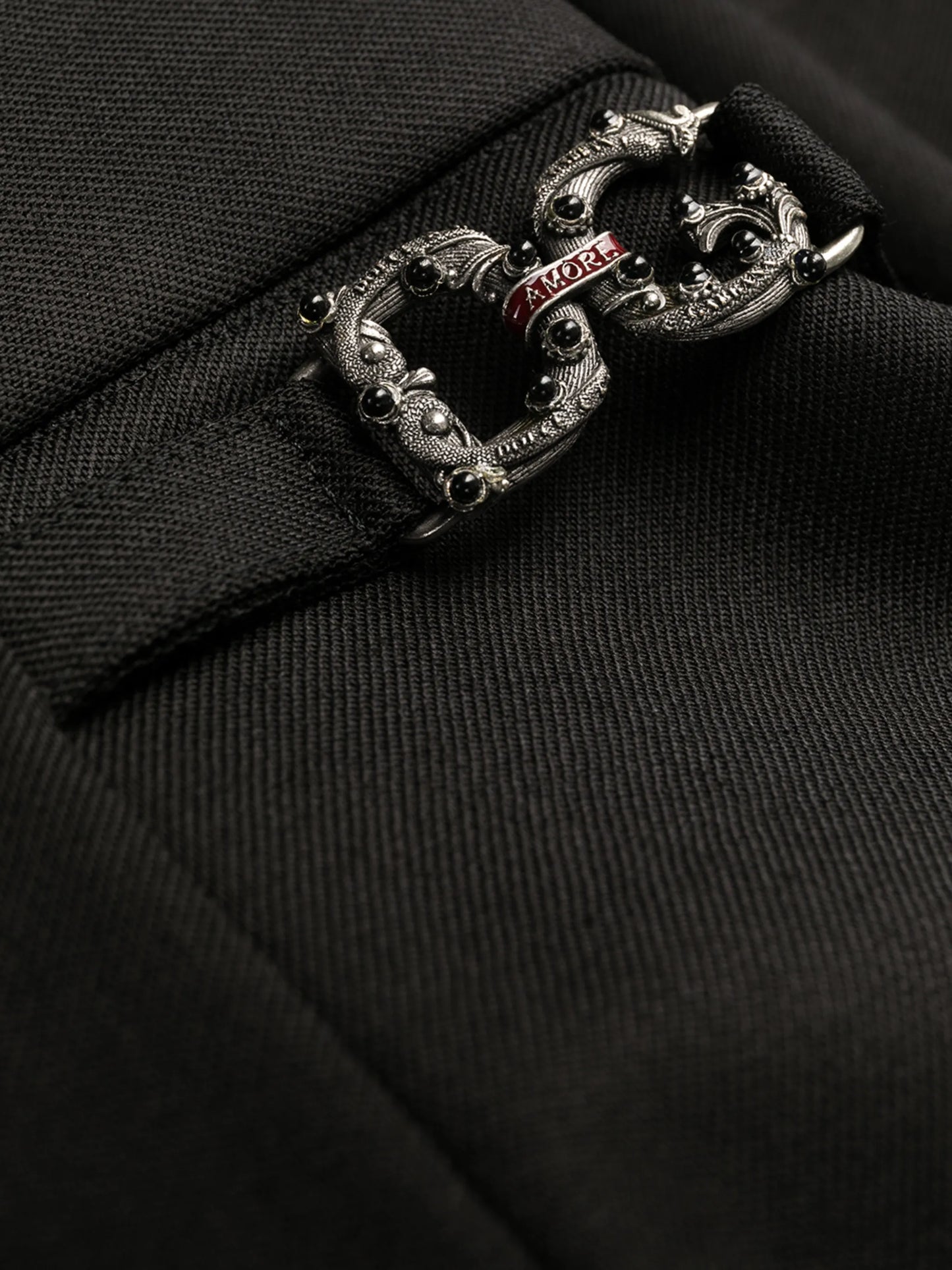 logo plaque skinny trousers