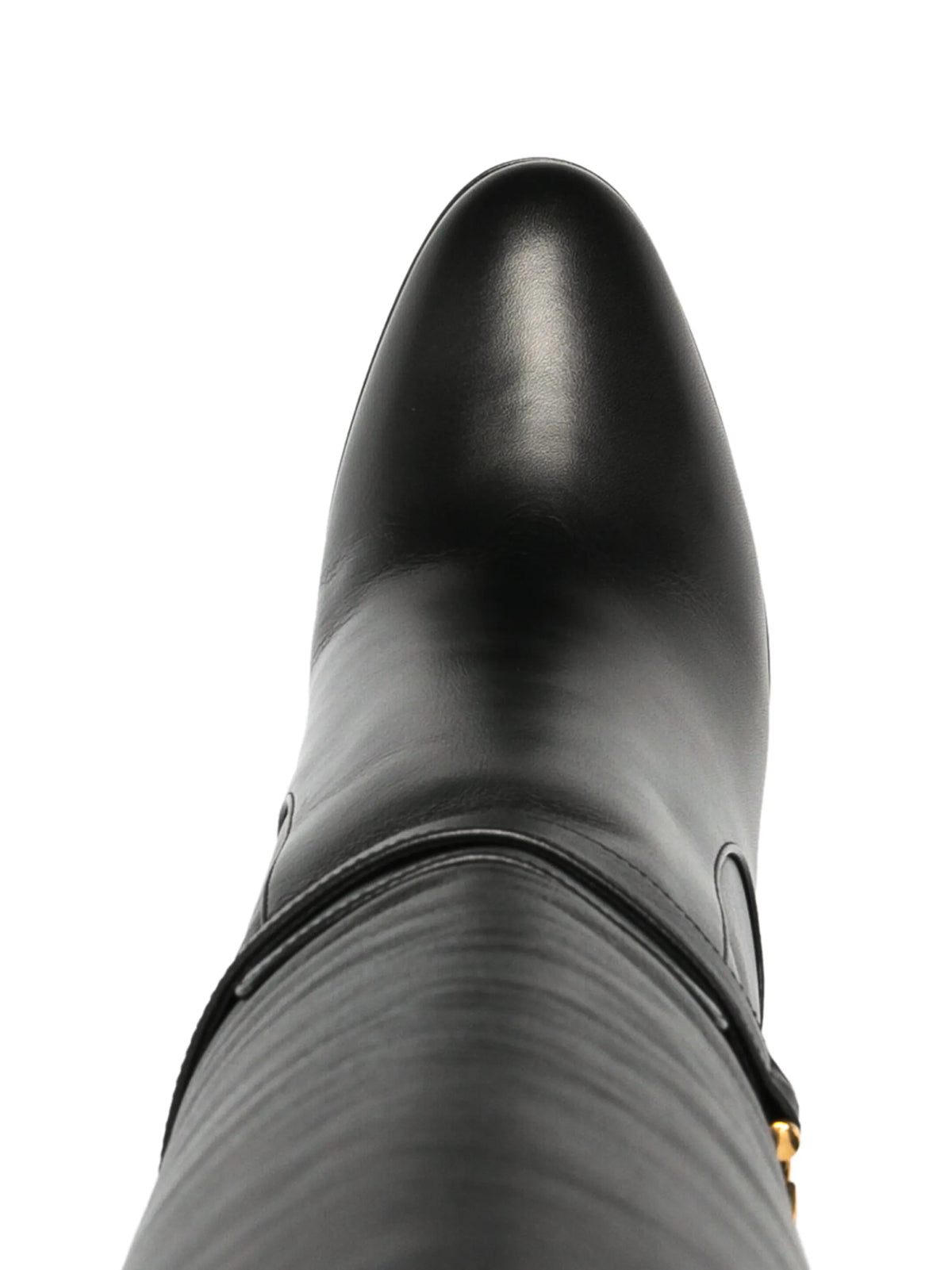 DG buckle knee-high boots