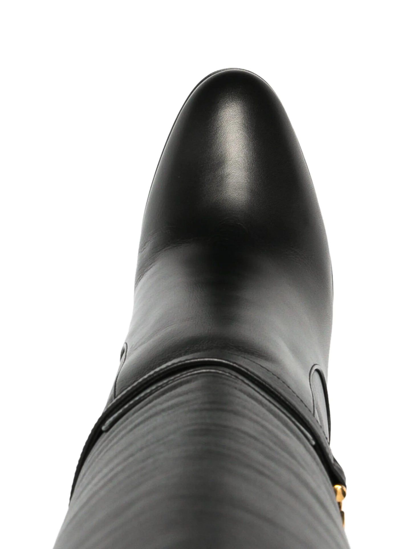 DG buckle knee-high boots