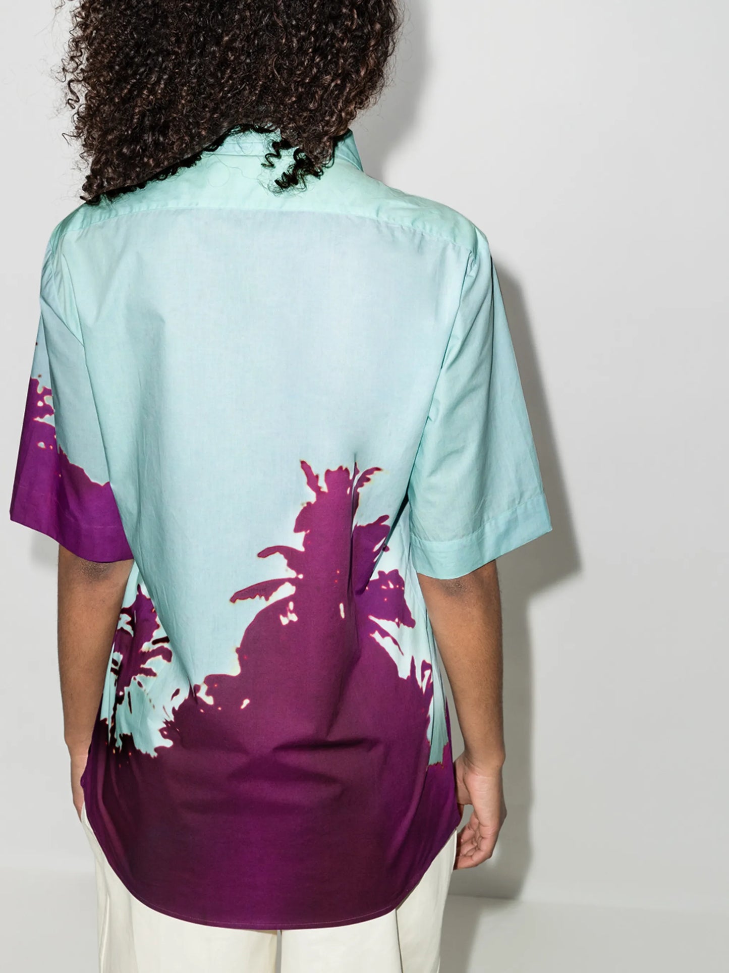 Cartley palm print shirt