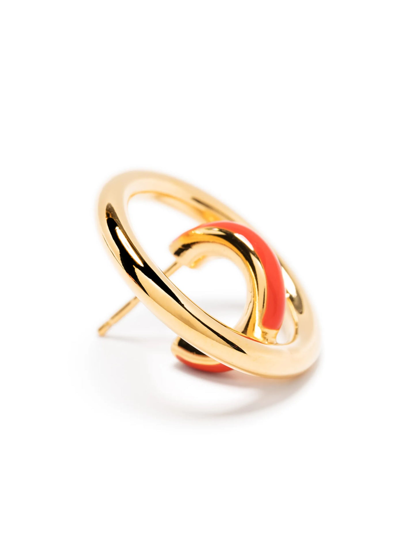 Saturn Blow hoop earrings