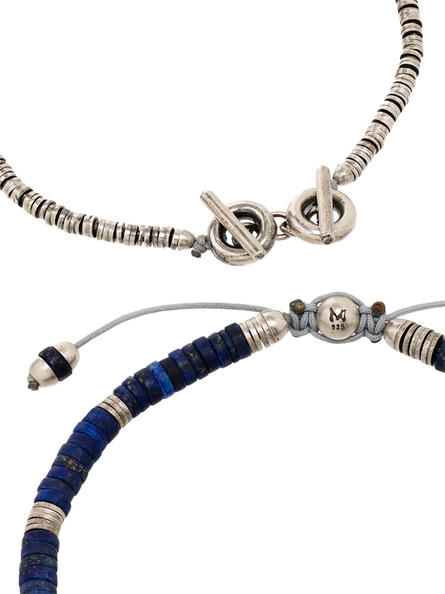 set of 2 beaded bracelets