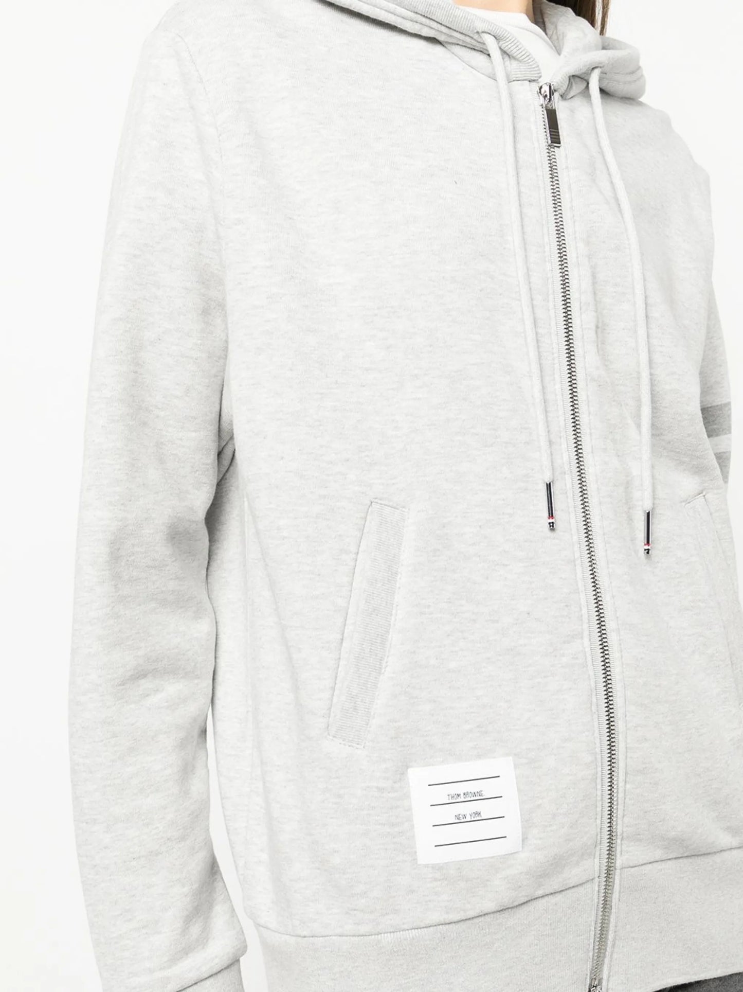 4-Bar zip hoodie