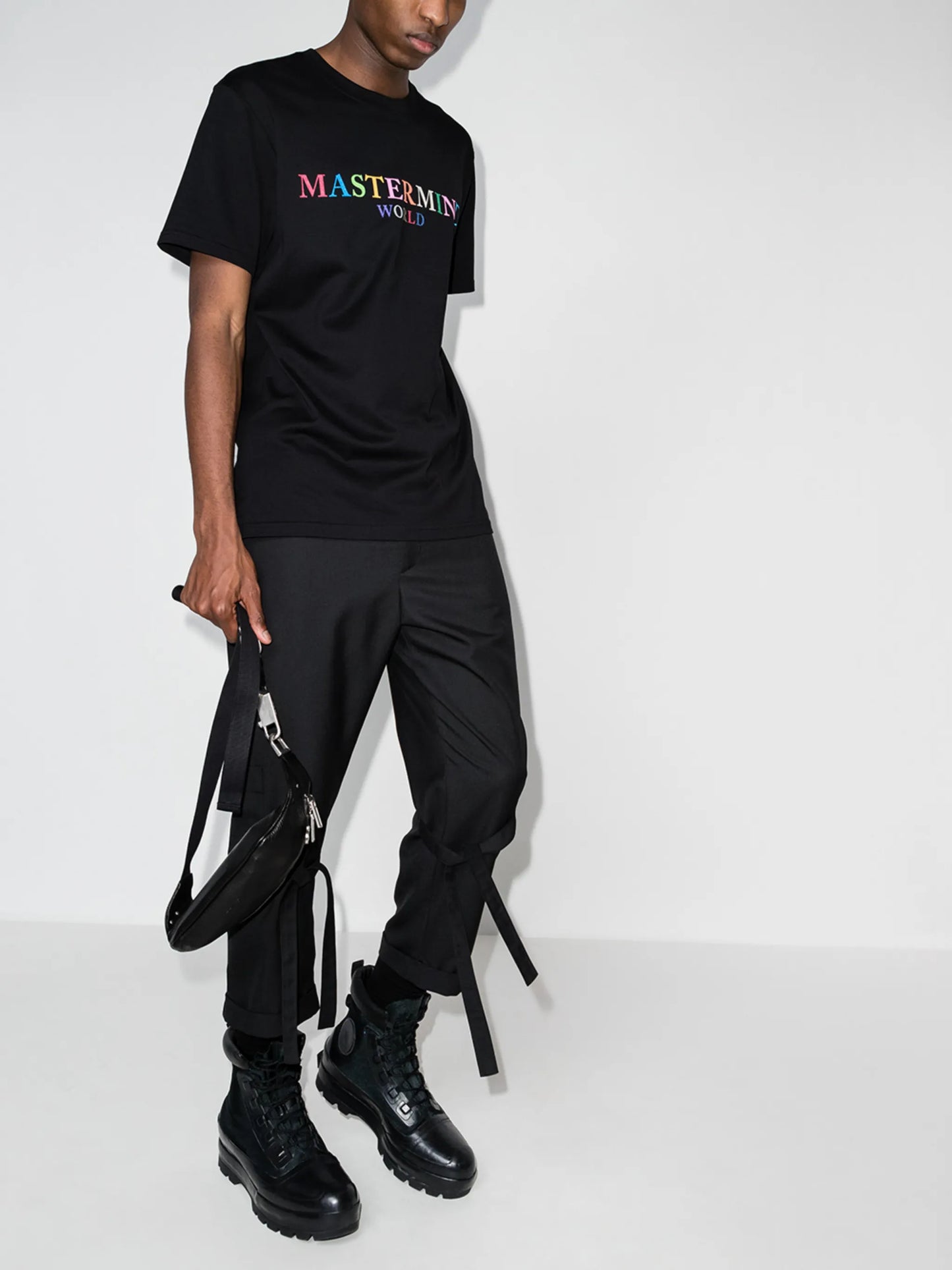 multicolour logo short-sleeve T-shirt