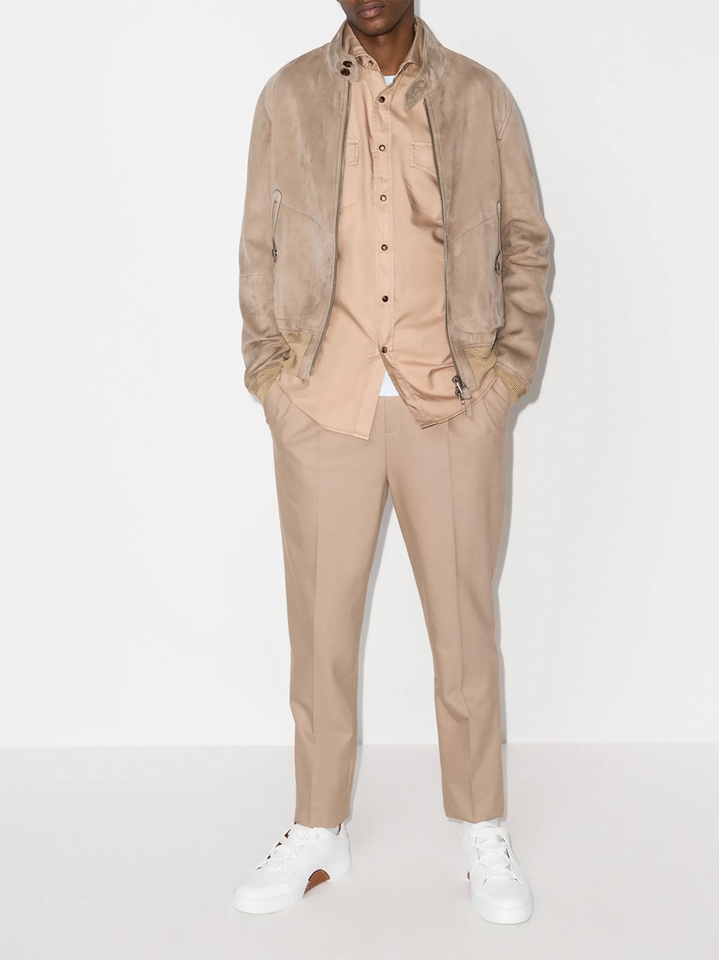 flap pockets snap-button shirt