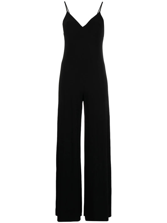 plunging V-neck jumpsuit